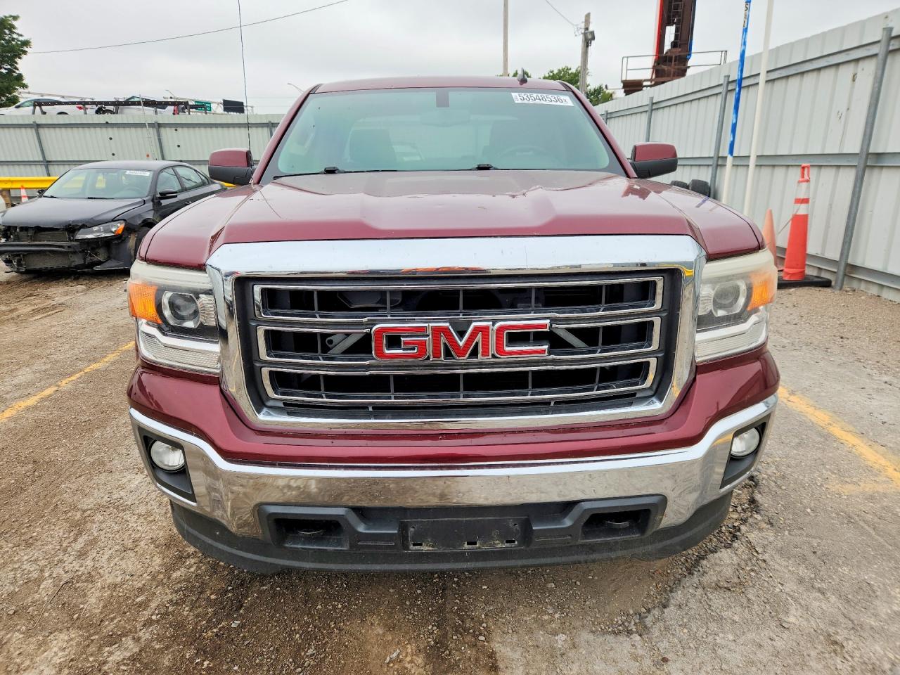 2014 Gmc Sierra Burgundy vin: 1GTV2UEC5EZ318094