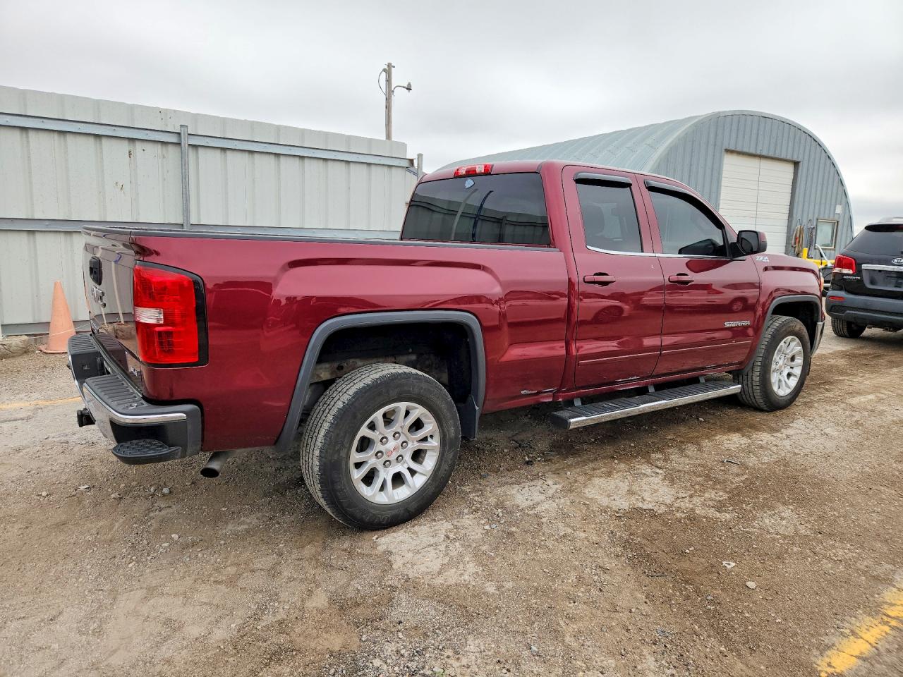 2014 Gmc Sierra Burgundy vin: 1GTV2UEC5EZ318094