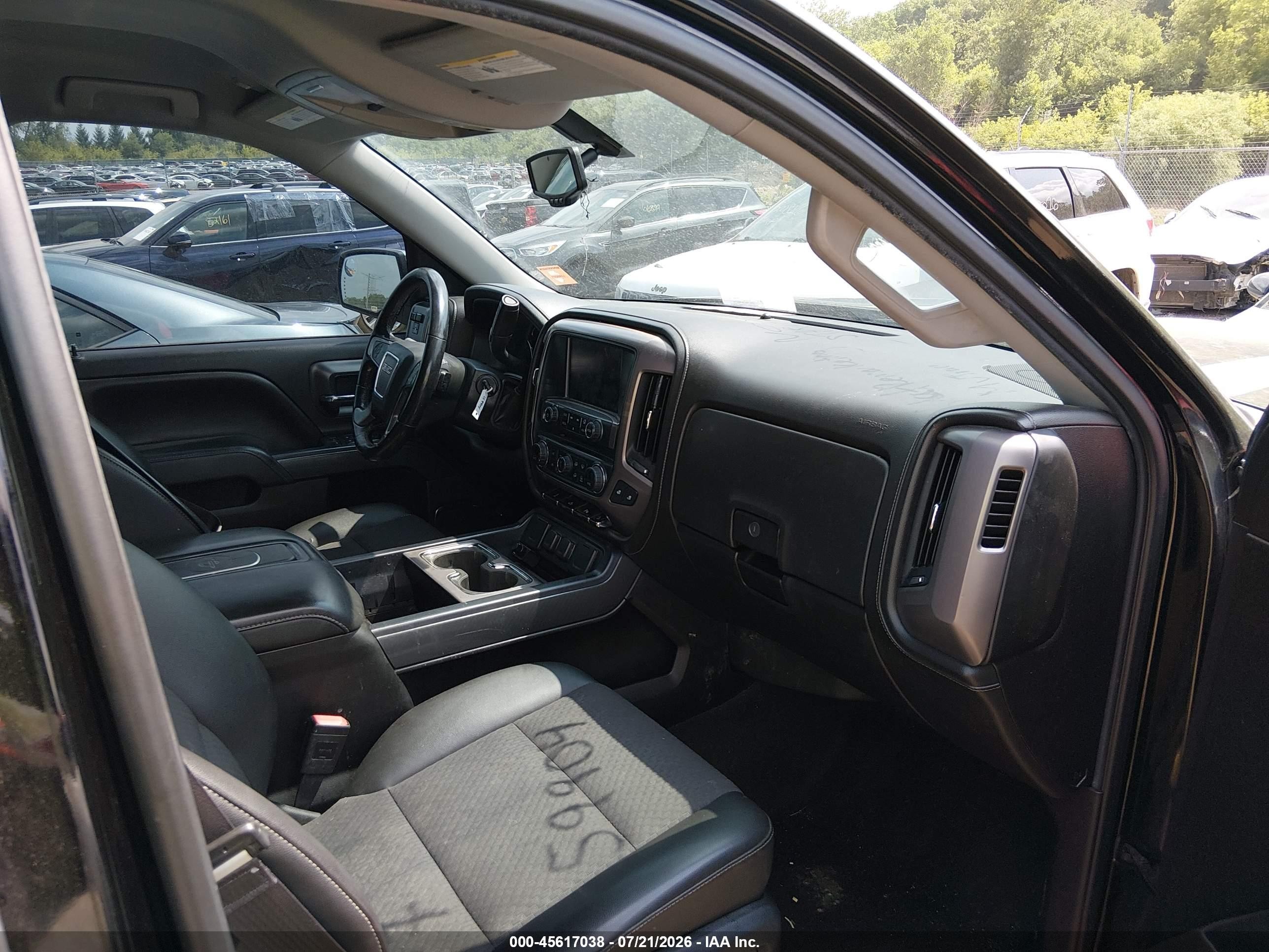 2015 Gmc Sierra 1500 Sle Black vin: 1GTV2UEC5FZ159904