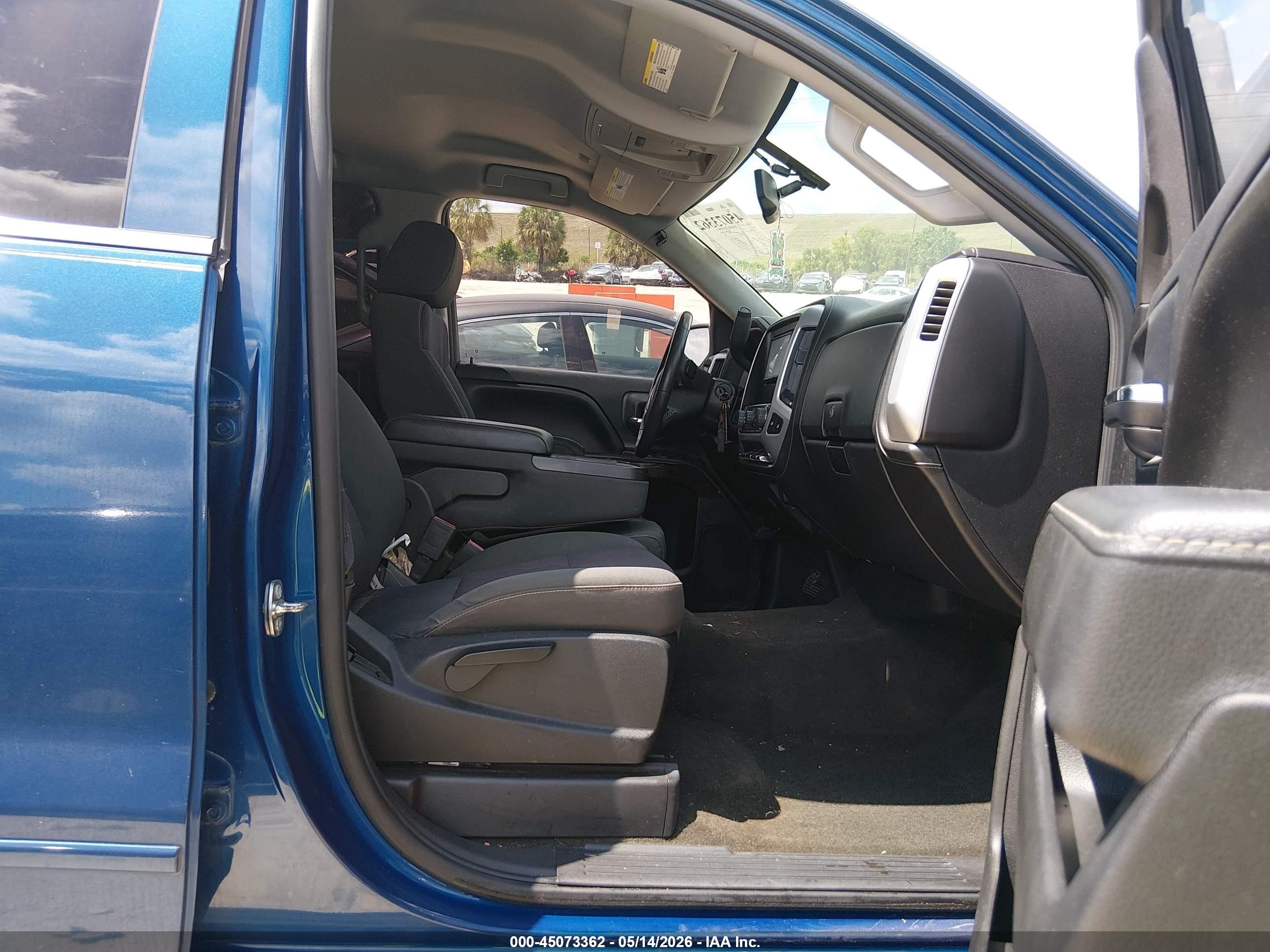 2015 Gmc Sierra 1500 Sle Blue vin: 1GTV2UEC5FZ168053