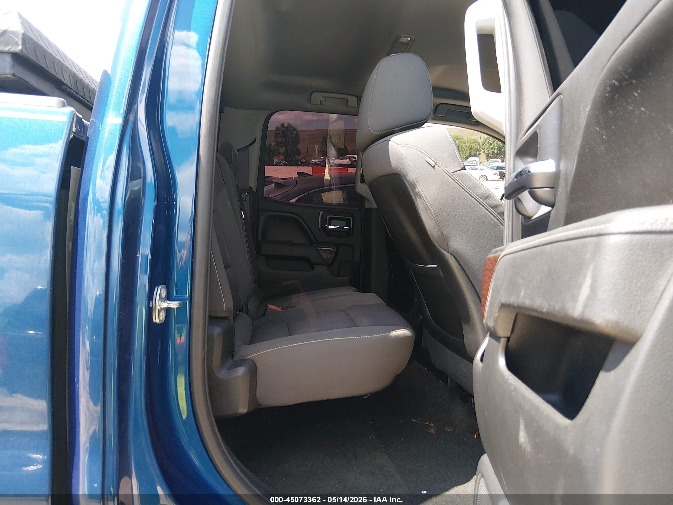 2015 Gmc Sierra 1500 Sle Blue vin: 1GTV2UEC5FZ168053