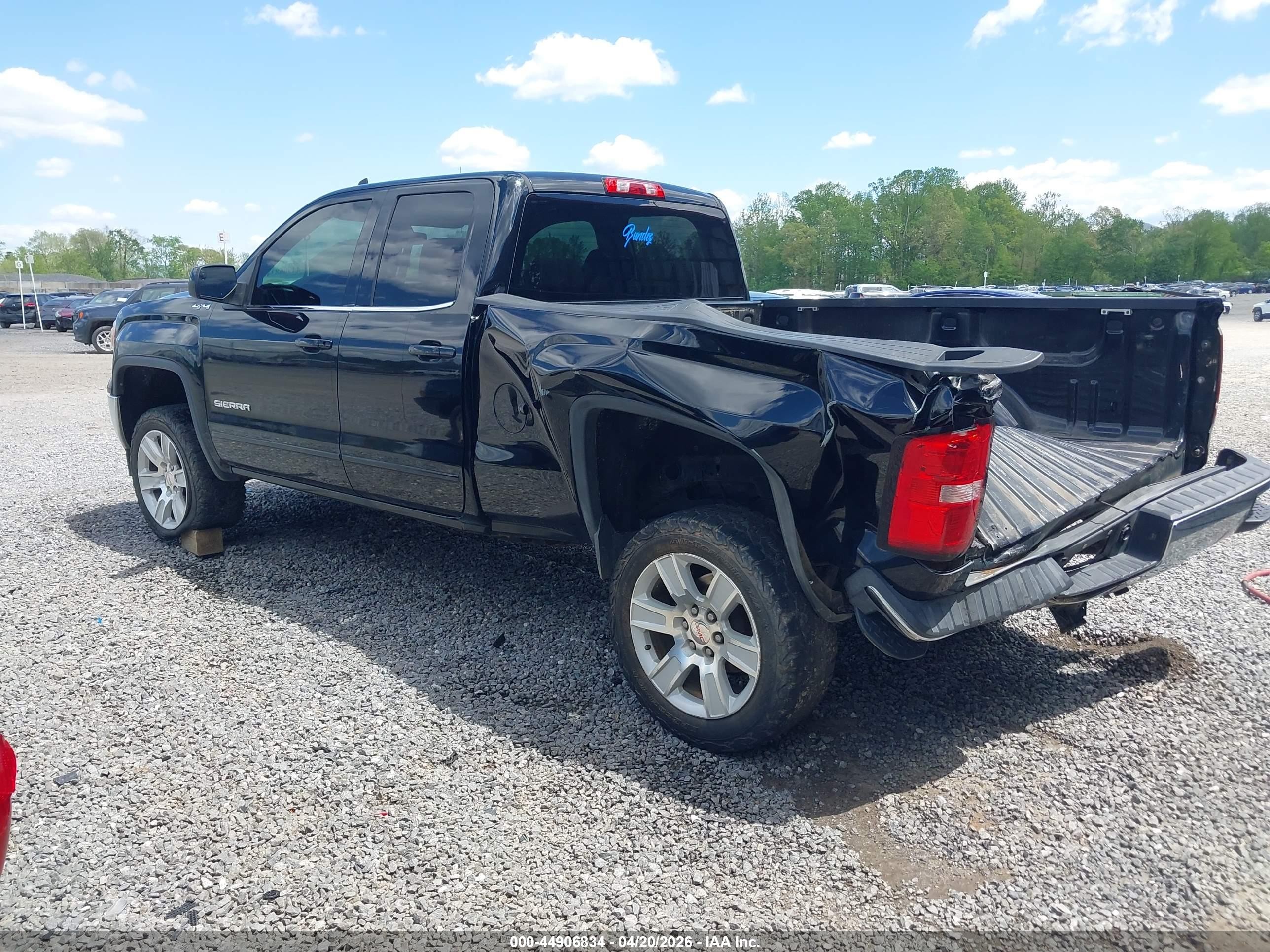 2015 Gmc Sierra 1500 Sle Black vin: 1GTV2UEC5FZ257735