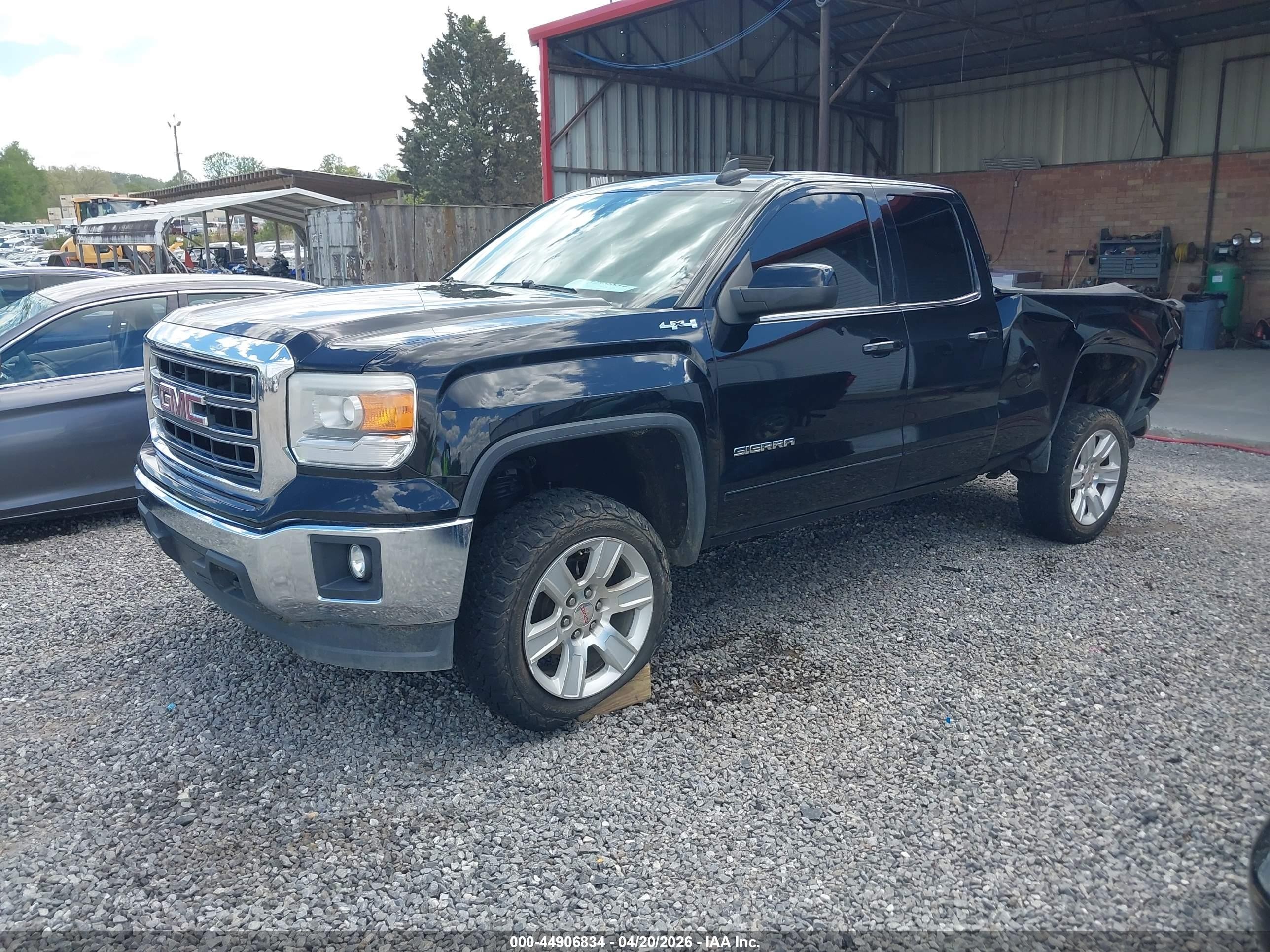 2015 Gmc Sierra 1500 Sle Black vin: 1GTV2UEC5FZ257735