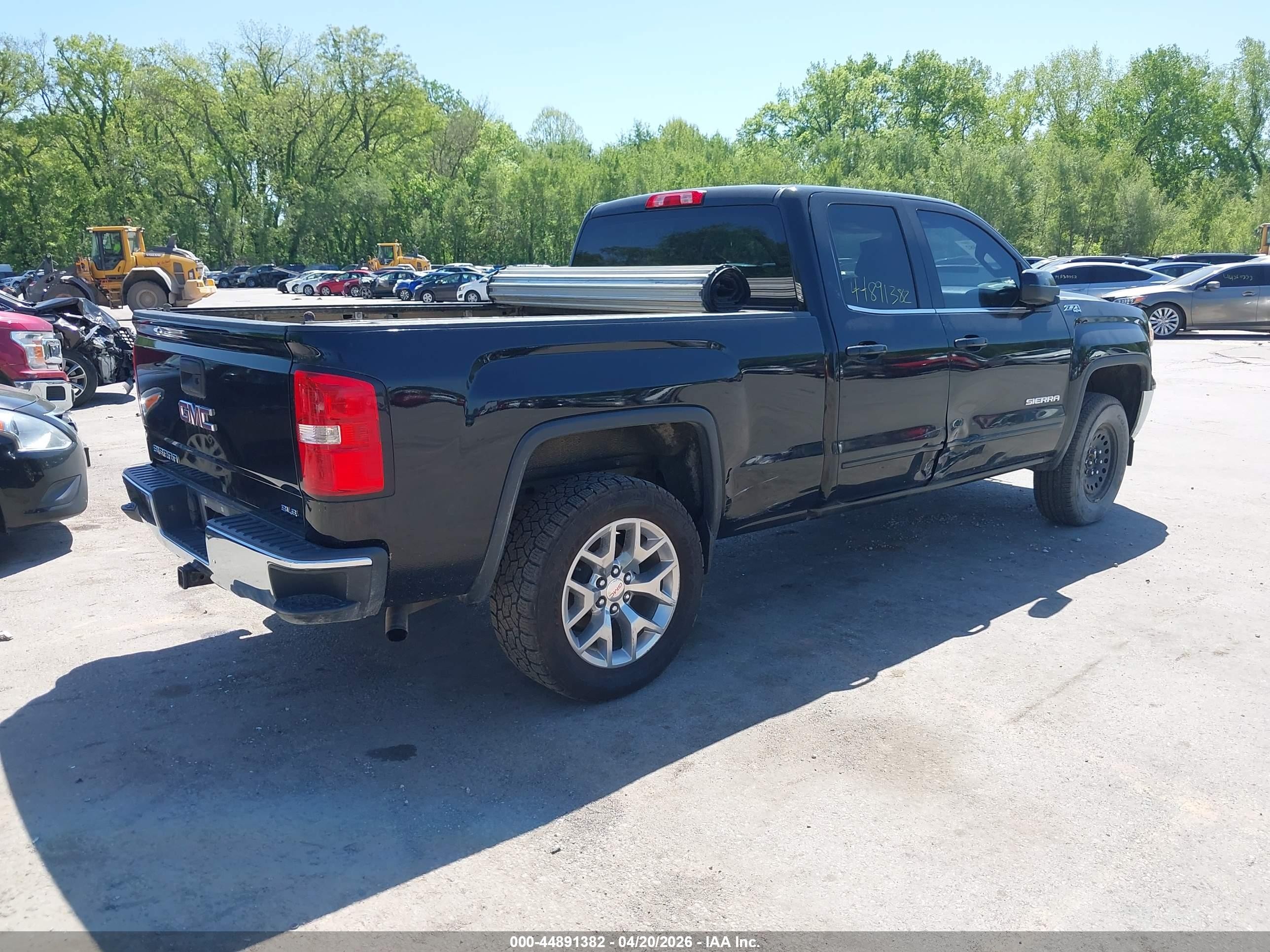 2015 Gmc Sierra 1500 Sle Black vin: 1GTV2UEC5FZ264782