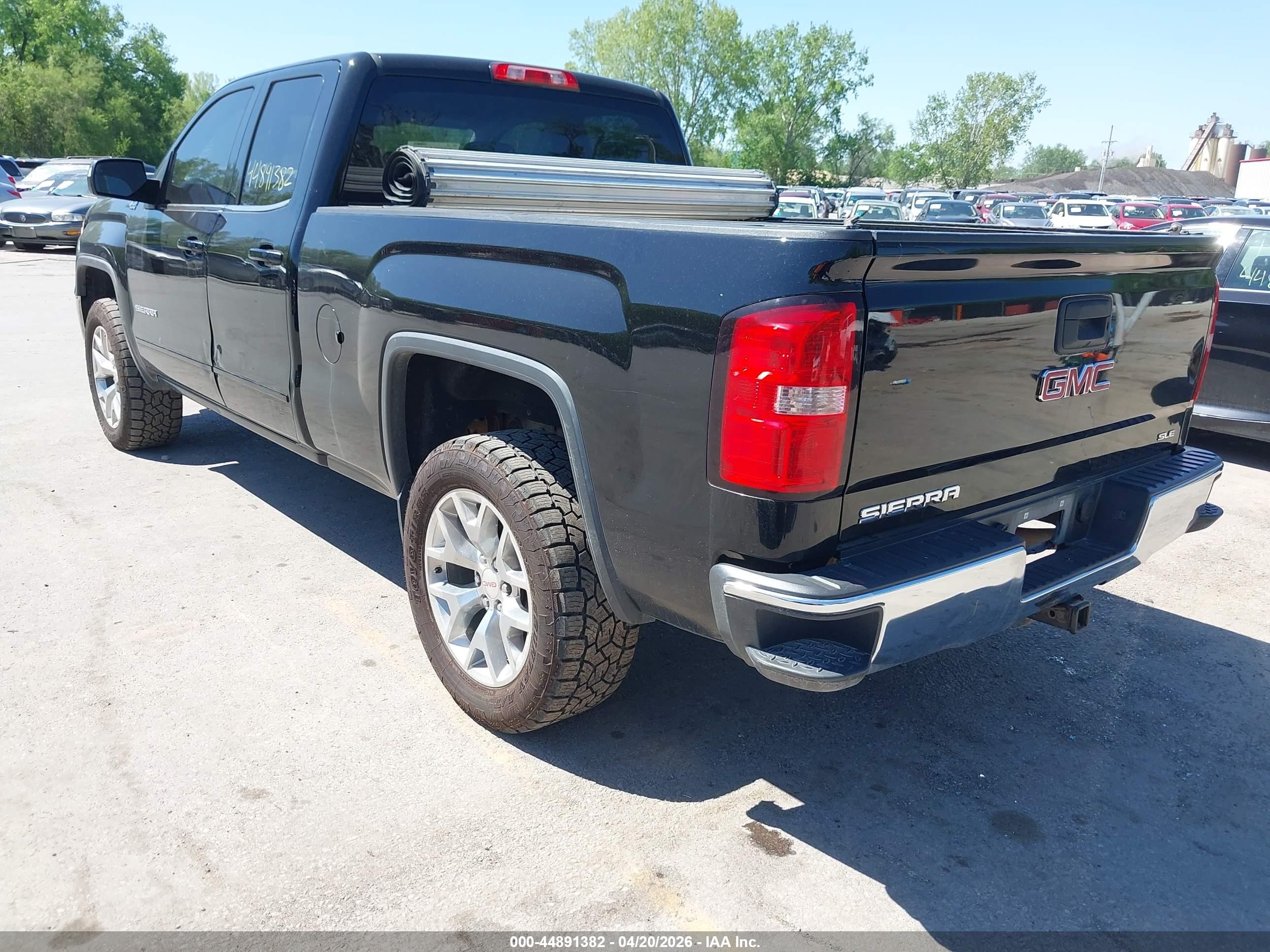 2015 Gmc Sierra 1500 Sle Black vin: 1GTV2UEC5FZ264782