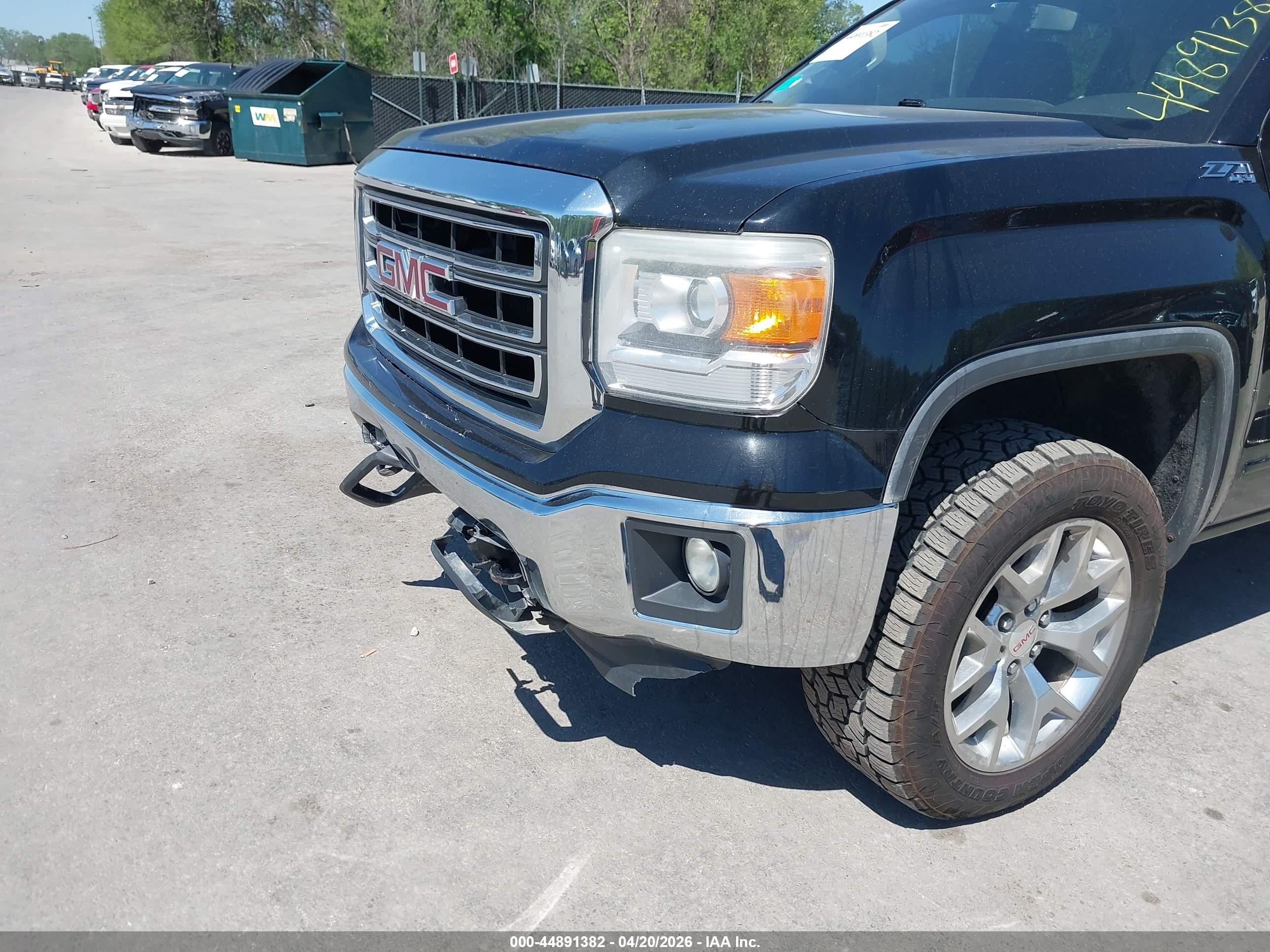 2015 Gmc Sierra 1500 Sle Black vin: 1GTV2UEC5FZ264782