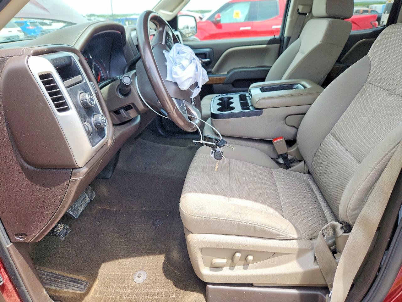 2015 Gmc Sierra K1500 Sle Red vin: 1GTV2UEC5FZ359858