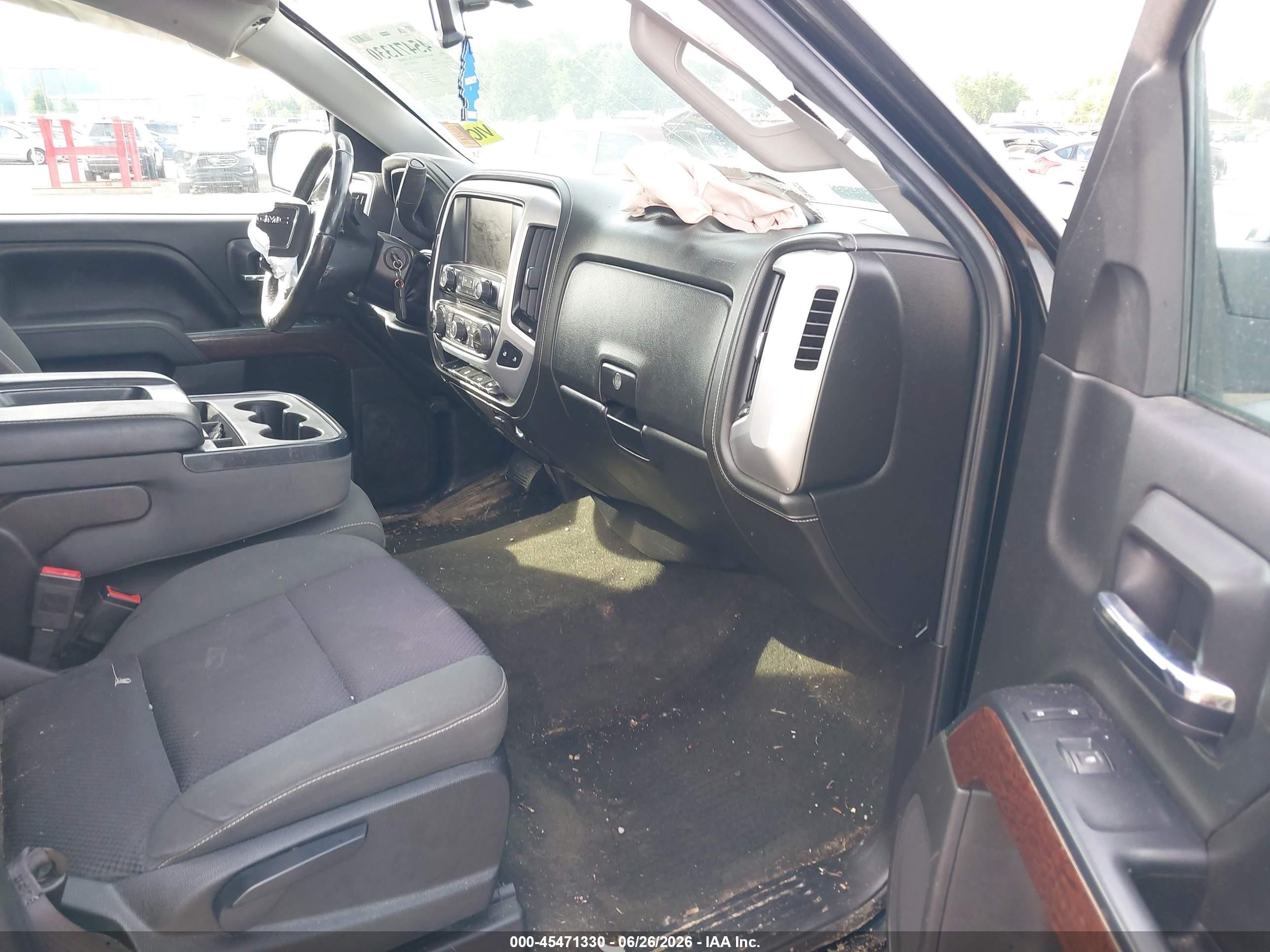 2015 Gmc Sierra 1500 Sle Black vin: 1GTV2UEC5FZ428435