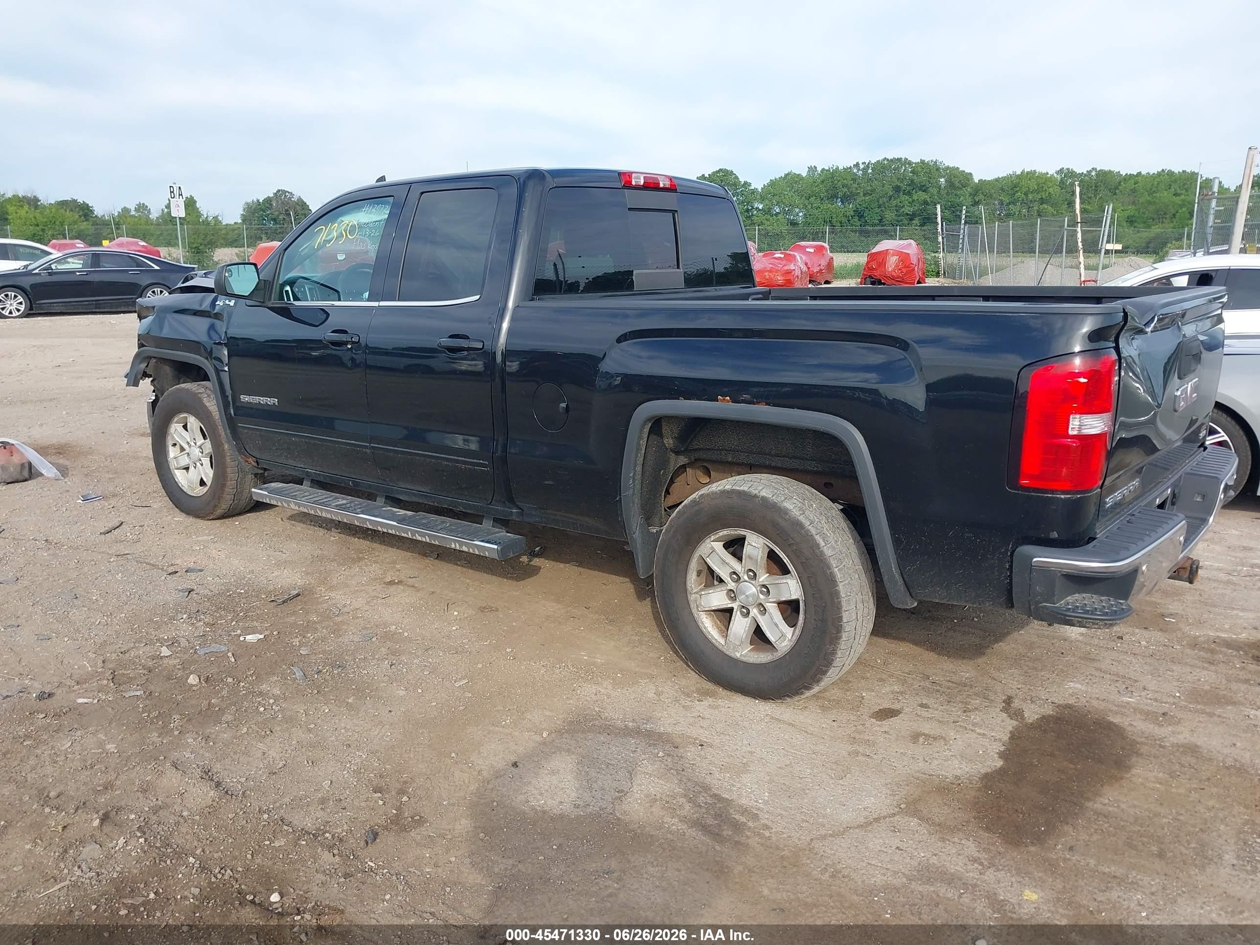 2015 Gmc Sierra 1500 Sle Black vin: 1GTV2UEC5FZ428435