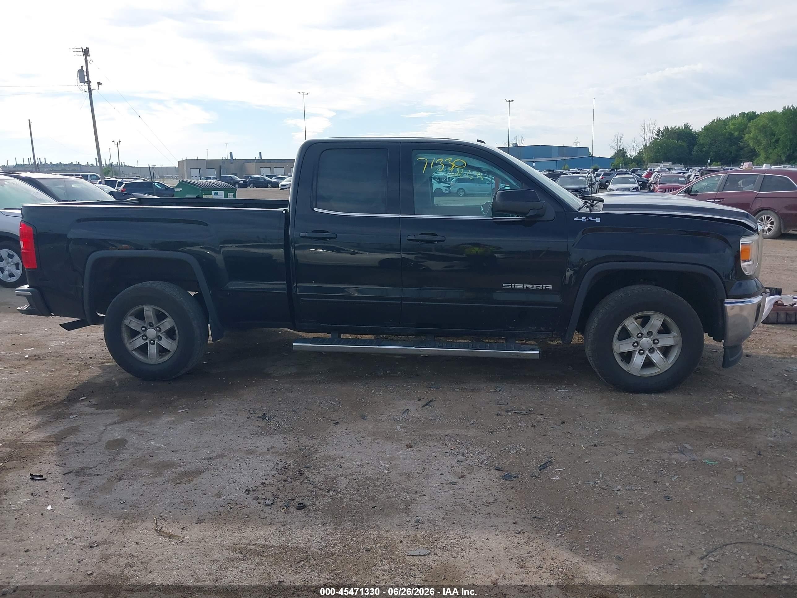 2015 Gmc Sierra 1500 Sle Black vin: 1GTV2UEC5FZ428435