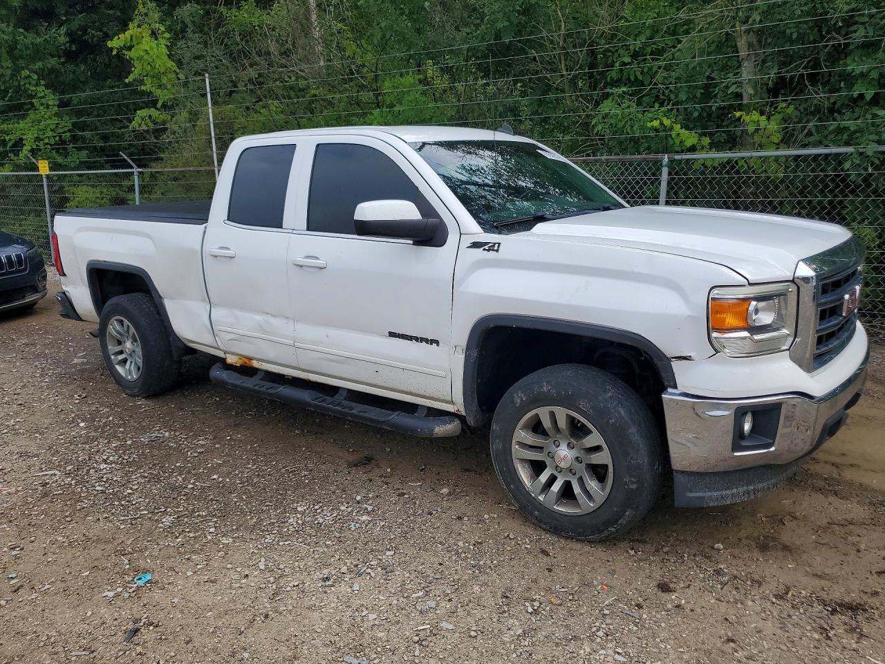 2014 Gmc Sierra K1500 Sle White vin: 1GTV2UEC6EZ319724