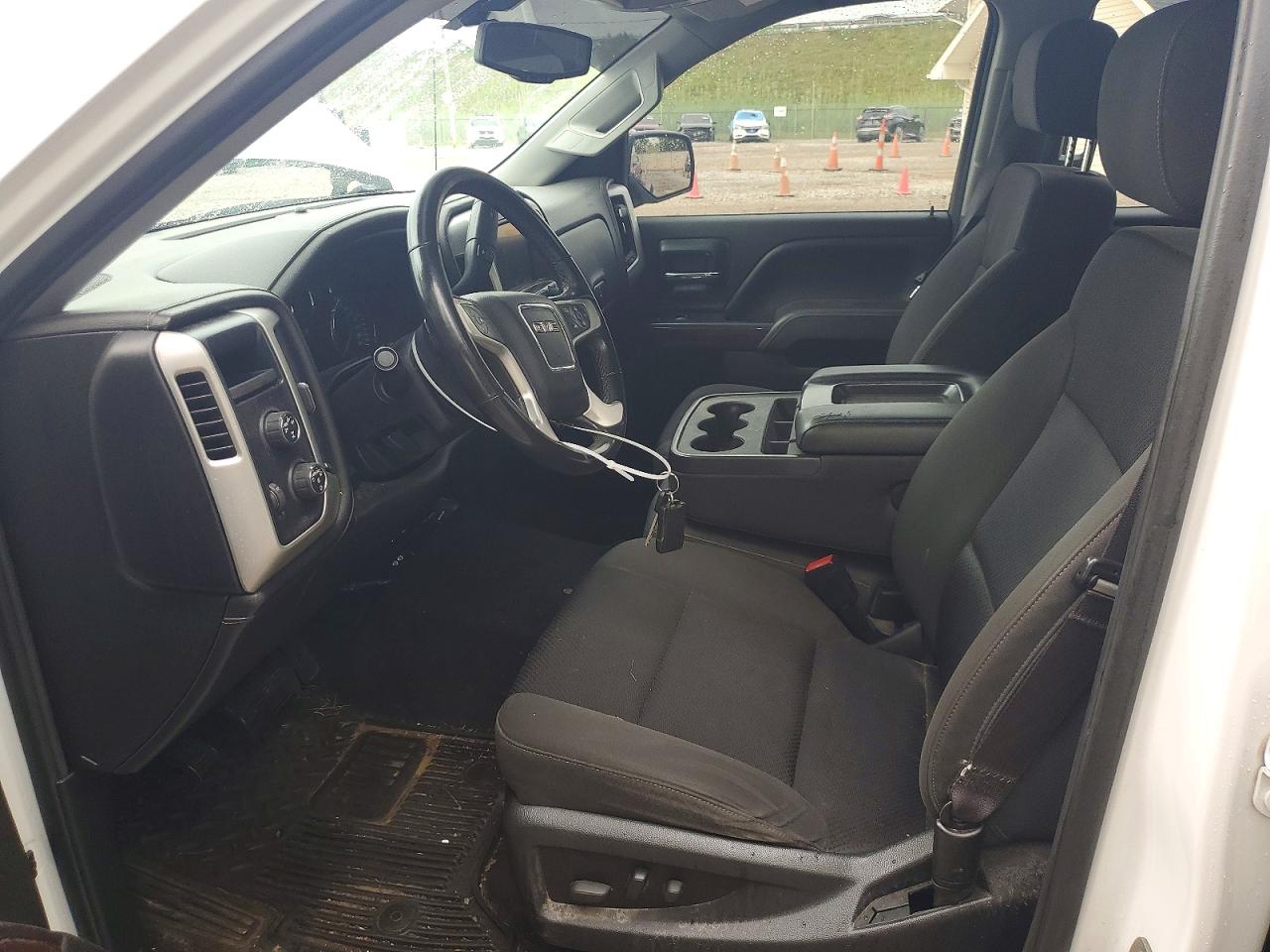 2014 Gmc Sierra K1500 Sle White vin: 1GTV2UEC6EZ319724