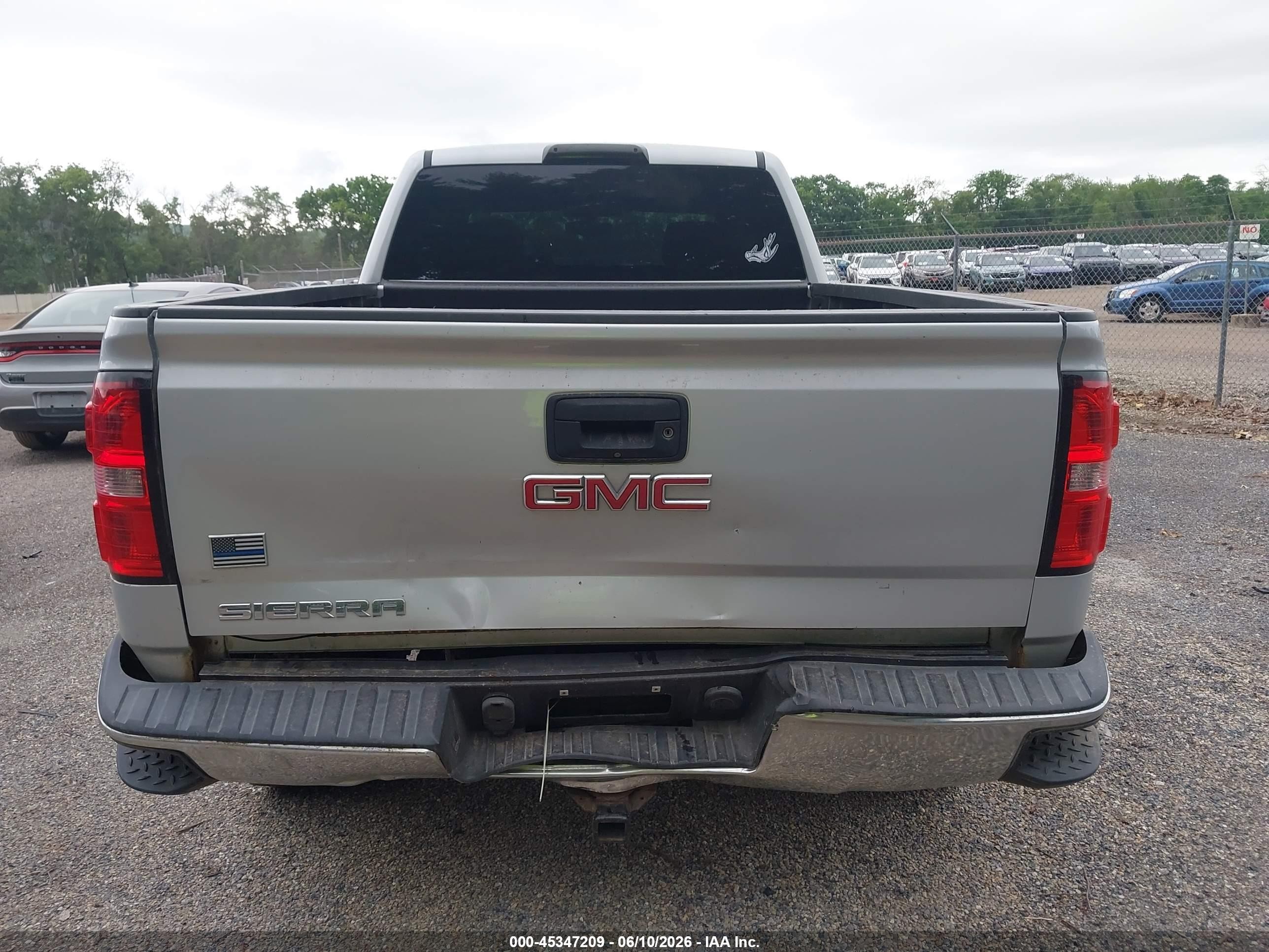 2014 Gmc Sierra 1500 Sle Silver vin: 1GTV2UEC6EZ327323