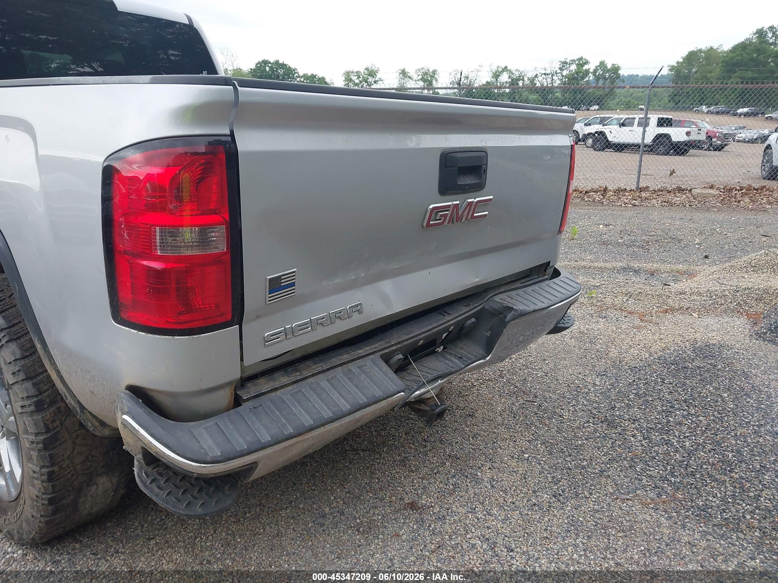 2014 Gmc Sierra 1500 Sle Silver vin: 1GTV2UEC6EZ327323