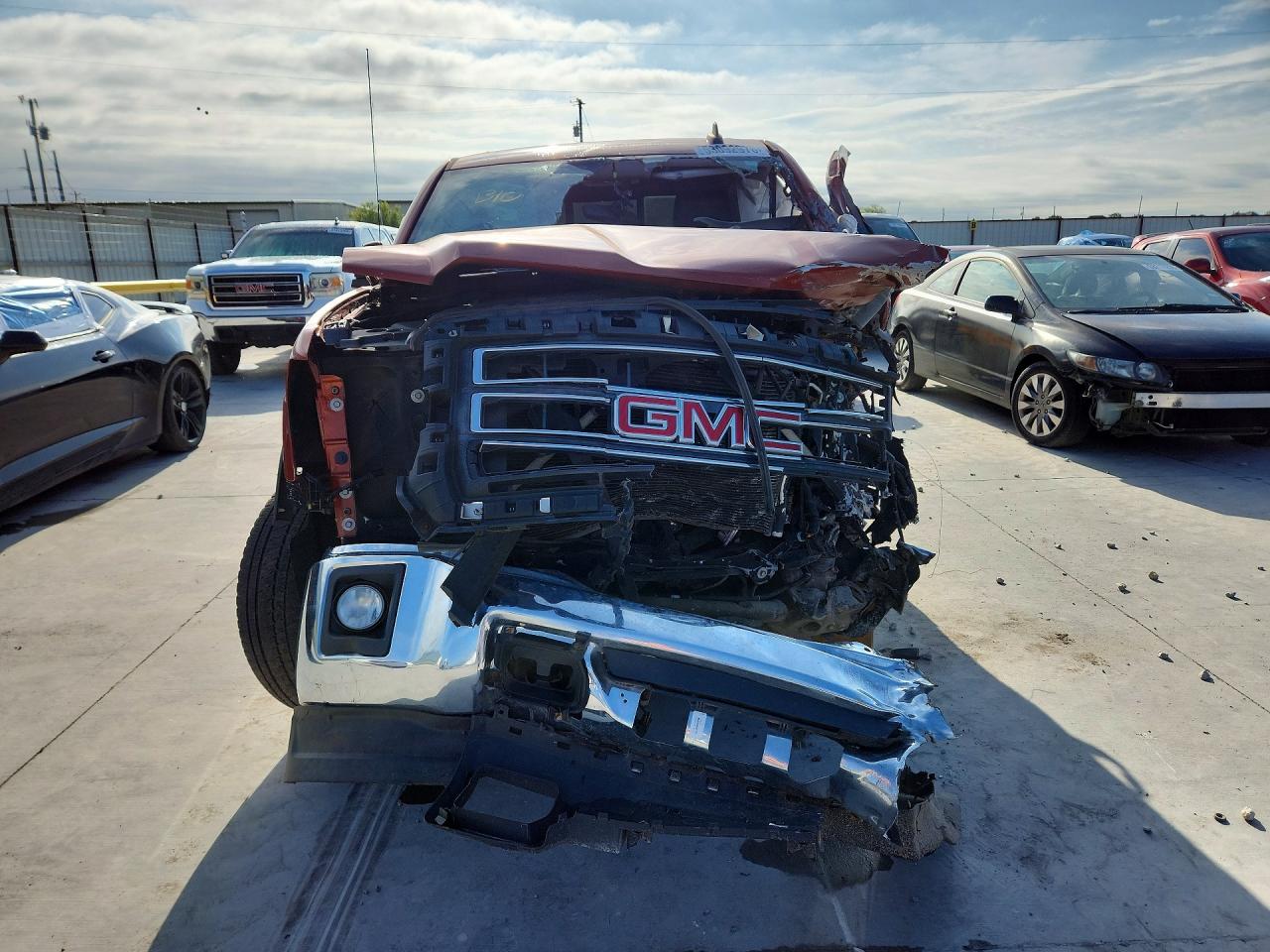 2015 Gmc Sierra K1500 Sle Оранжевый vin: 1GTV2UEC6FZ193754