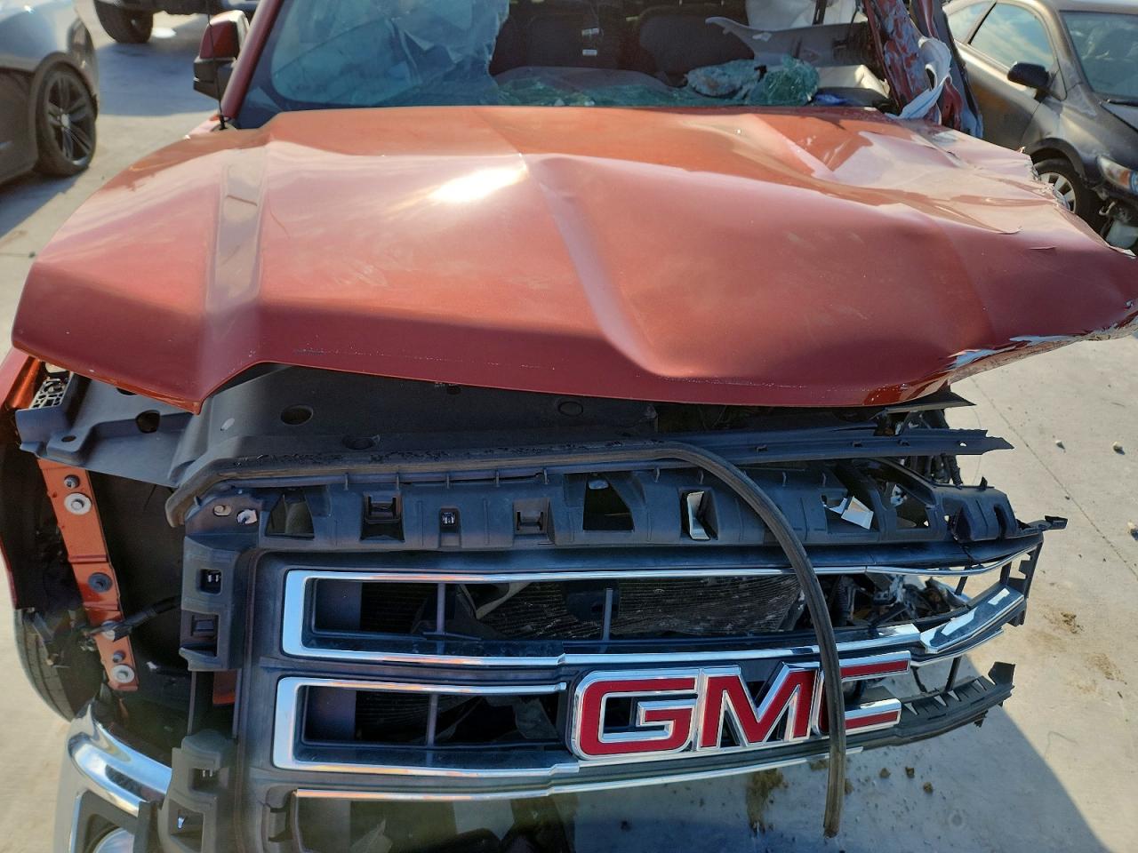 2015 Gmc Sierra K1500 Sle Оранжевый vin: 1GTV2UEC6FZ193754