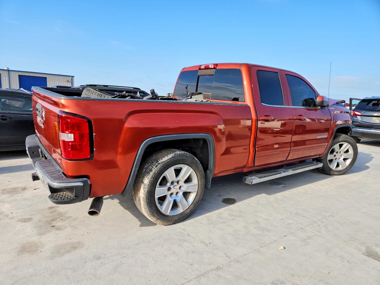 2015 Gmc Sierra K1500 Sle Оранжевый vin: 1GTV2UEC6FZ193754