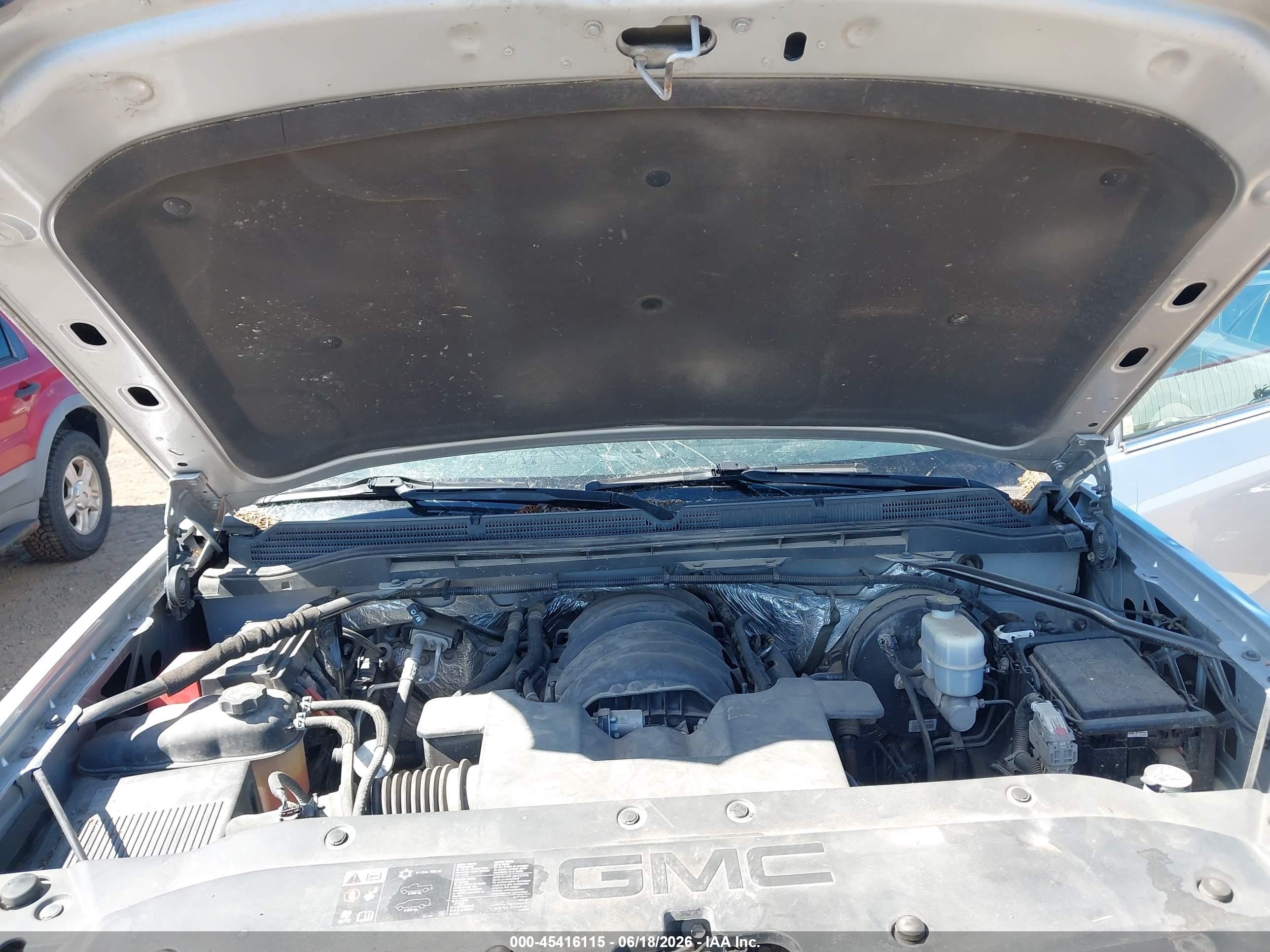 2015 Gmc Sierra 1500 Sle Silver vin: 1GTV2UEC6FZ204946