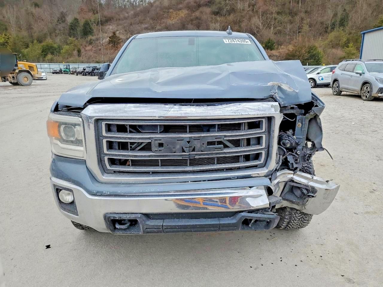 2015 Gmc Sierra K1500 Sle Silver vin: 1GTV2UEC6FZ250146