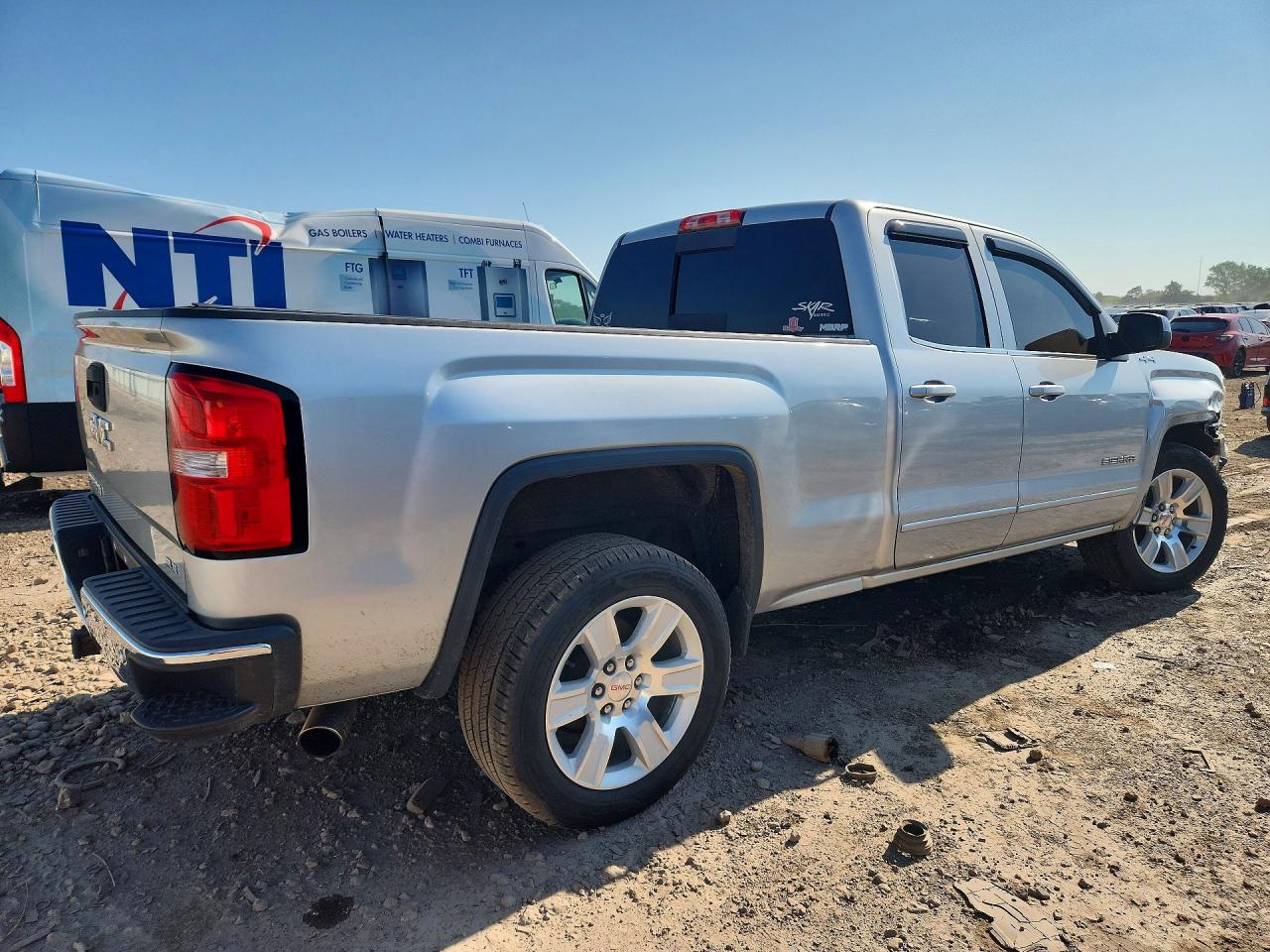 2015 Gmc Sierra K1500 Sle Silver vin: 1GTV2UEC6FZ381108