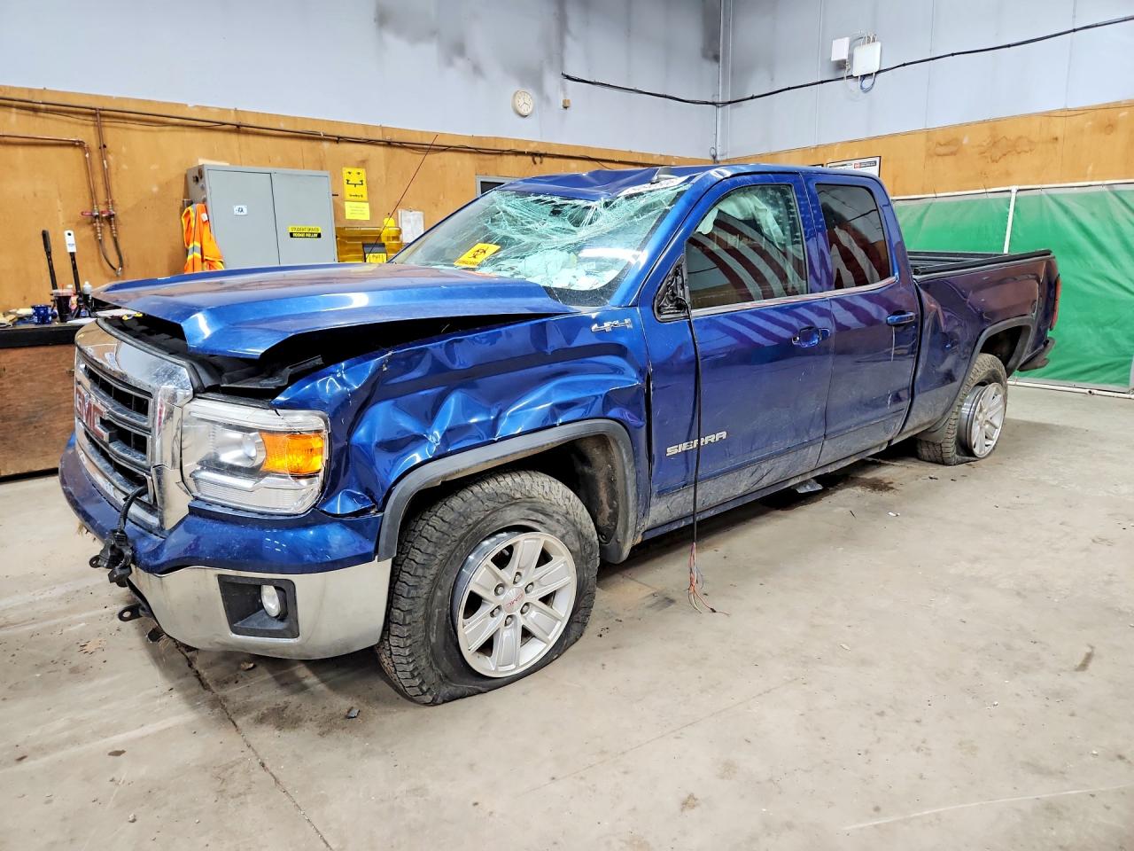 2015 Gmc Sierra K1500 Sle Blue vin: 1GTV2UEC6FZ429173