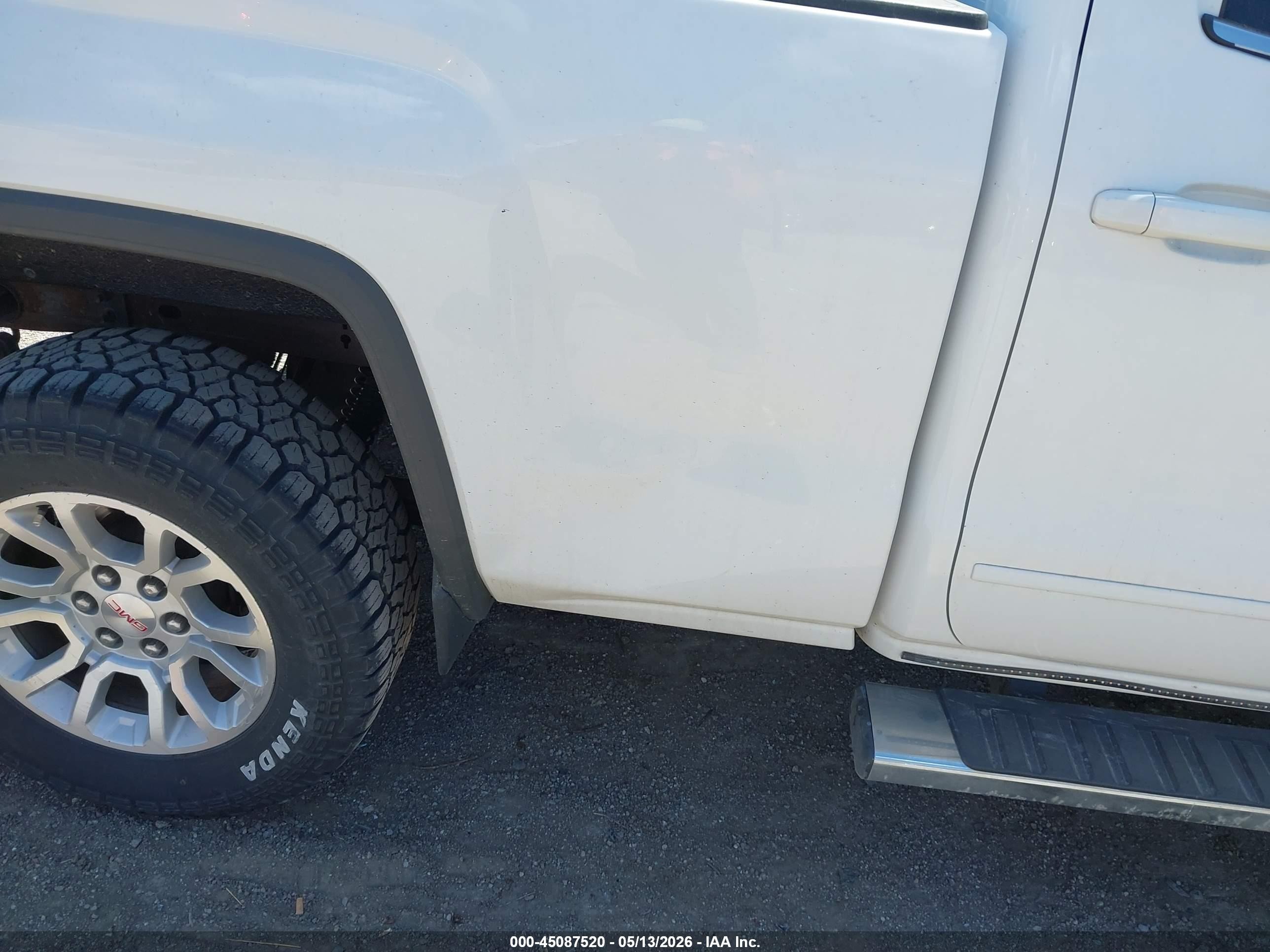 2015 Gmc Sierra 1500 Sle Белый vin: 1GTV2UEC6FZ431263