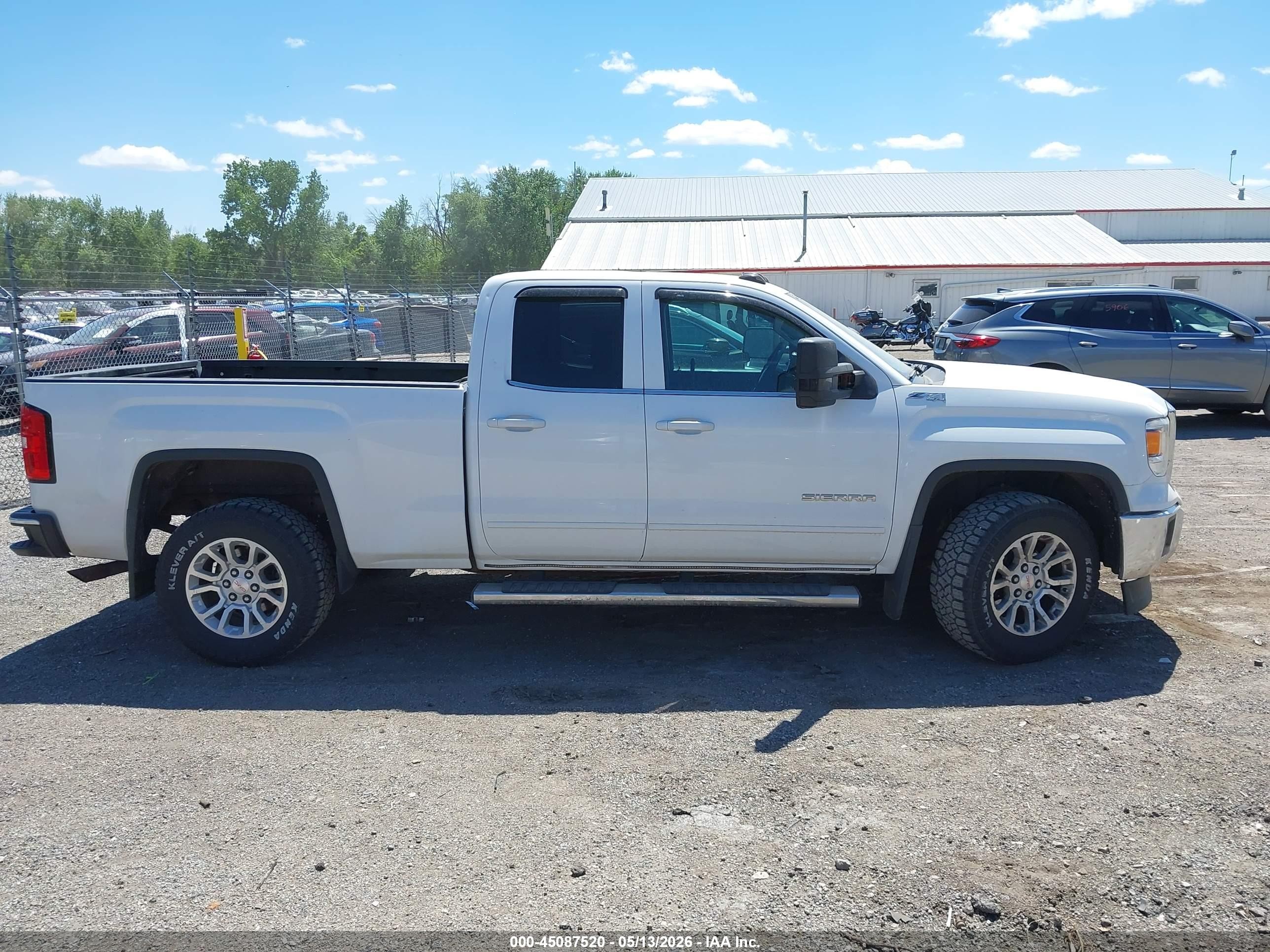 2015 Gmc Sierra 1500 Sle Белый vin: 1GTV2UEC6FZ431263