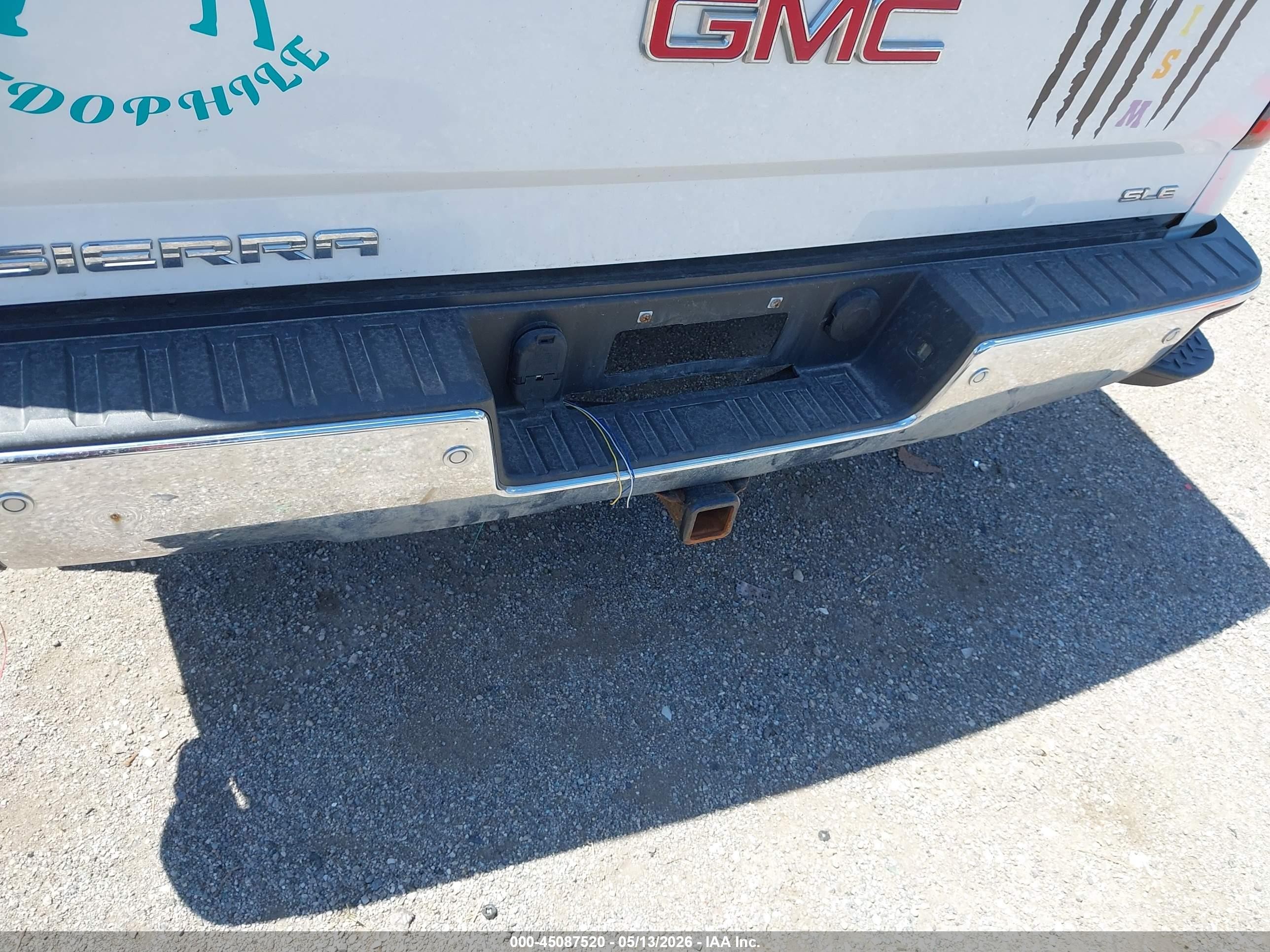 2015 Gmc Sierra 1500 Sle Белый vin: 1GTV2UEC6FZ431263