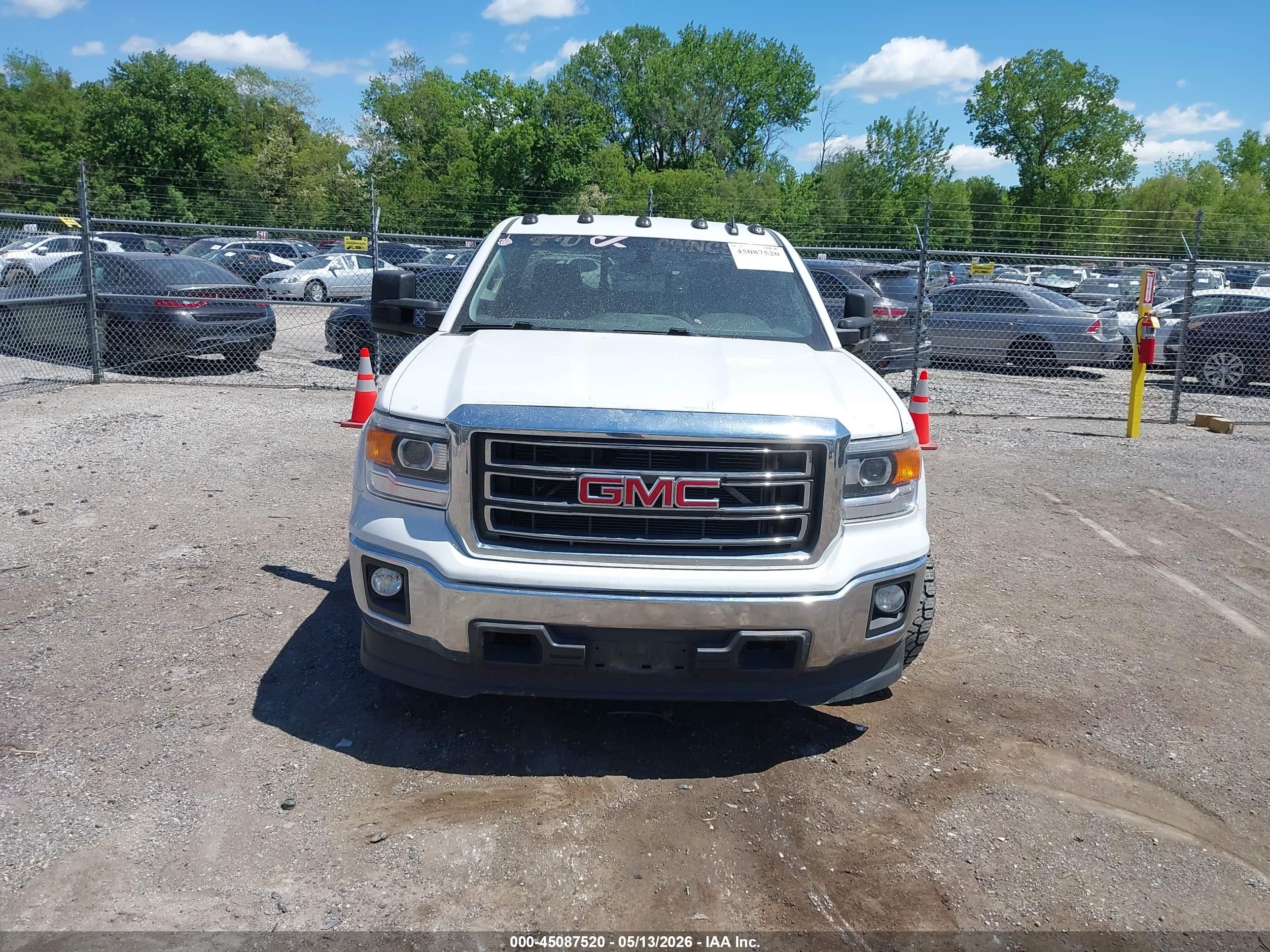 2015 Gmc Sierra 1500 Sle Белый vin: 1GTV2UEC6FZ431263