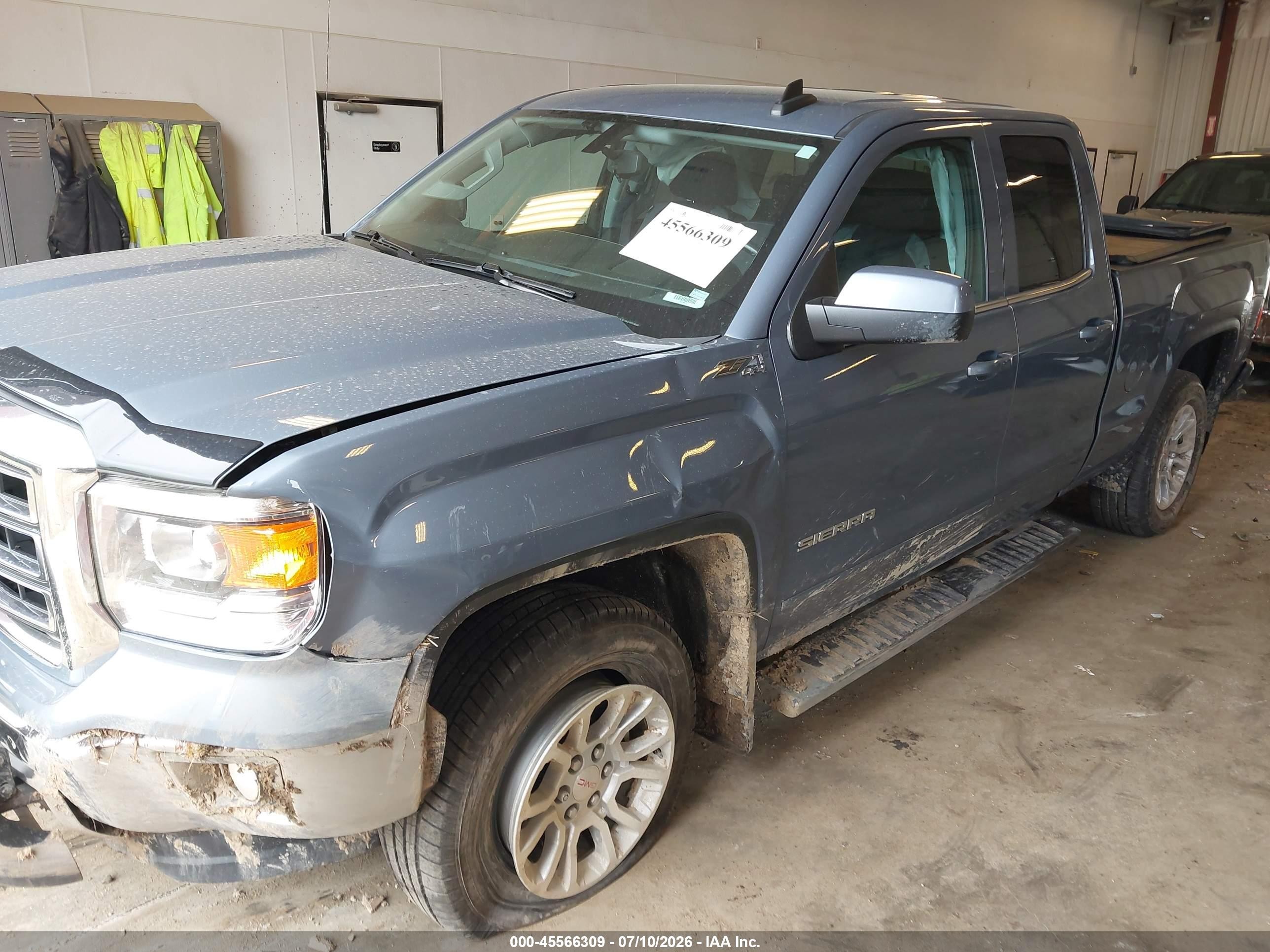 2015 Gmc Sierra 1500 Sle Blue vin: 1GTV2UEC6FZ436303