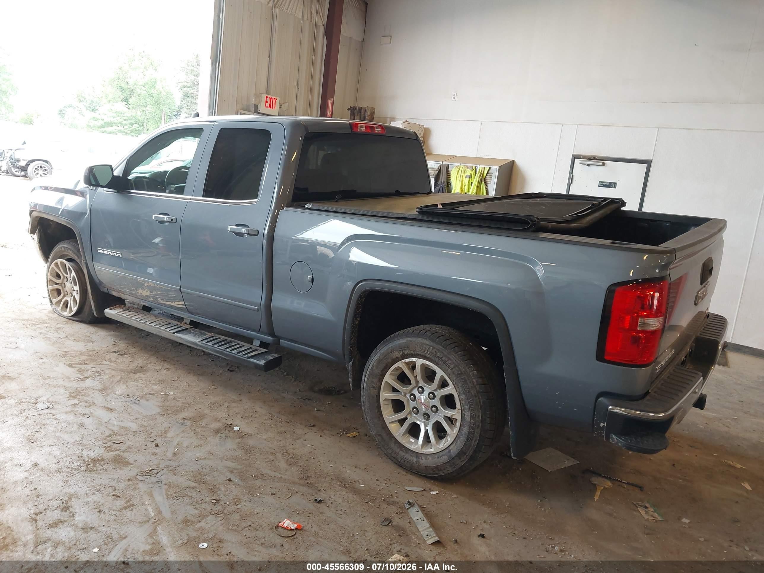 2015 Gmc Sierra 1500 Sle Blue vin: 1GTV2UEC6FZ436303