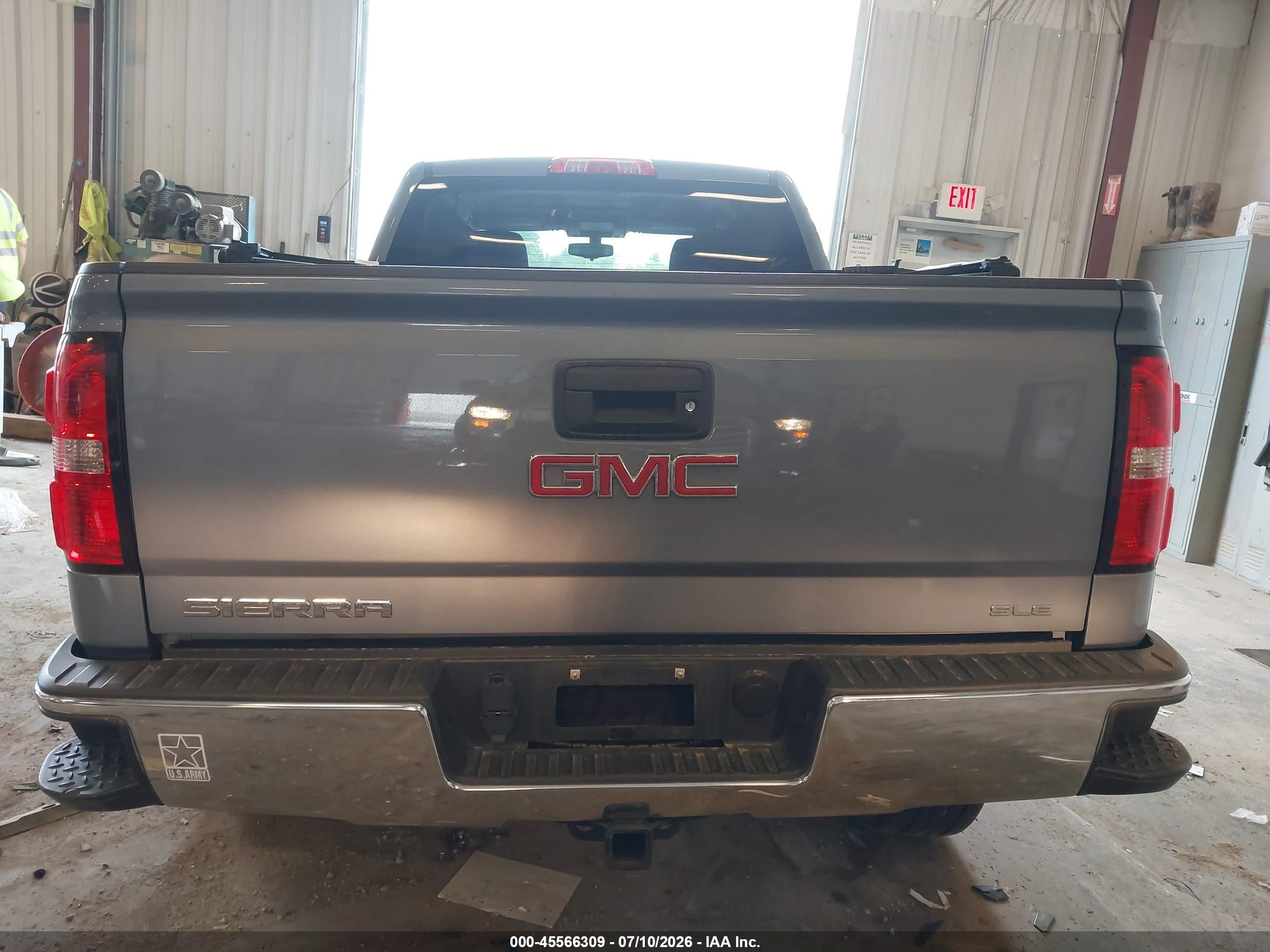 2015 Gmc Sierra 1500 Sle Blue vin: 1GTV2UEC6FZ436303