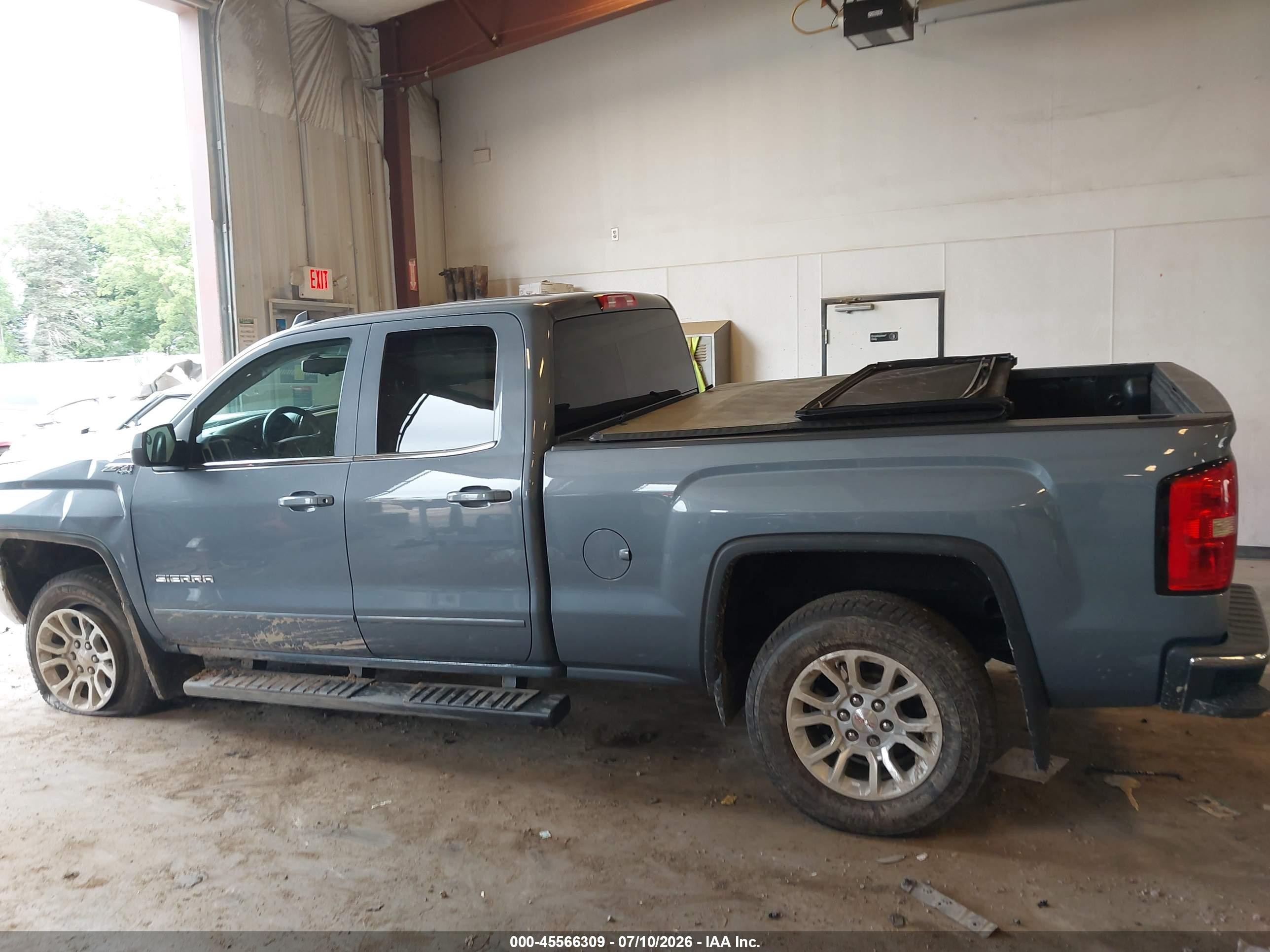 2015 Gmc Sierra 1500 Sle Blue vin: 1GTV2UEC6FZ436303