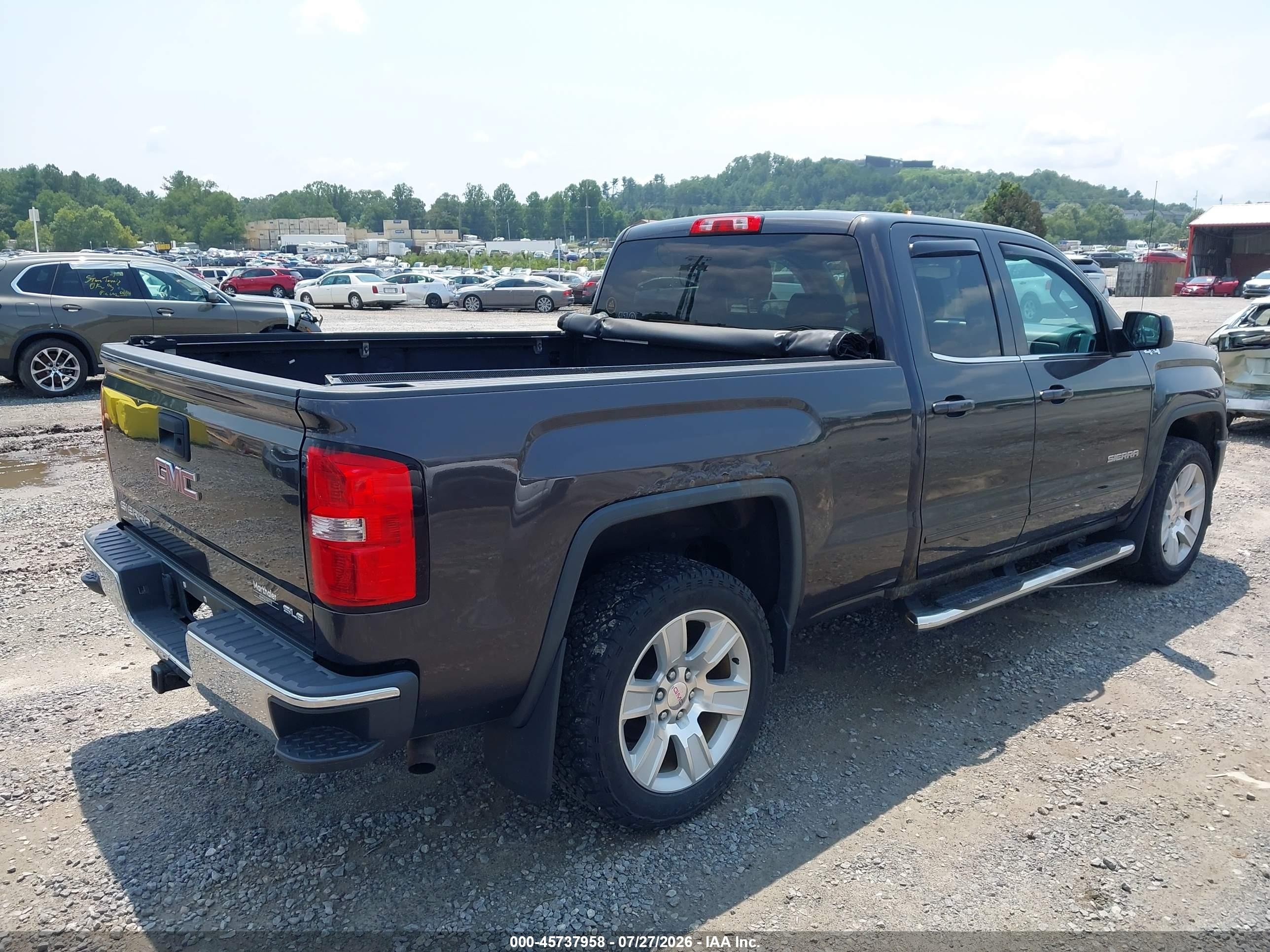 2015 Gmc Sierra 1500 Sle Black vin: 1GTV2UEC6FZ442330