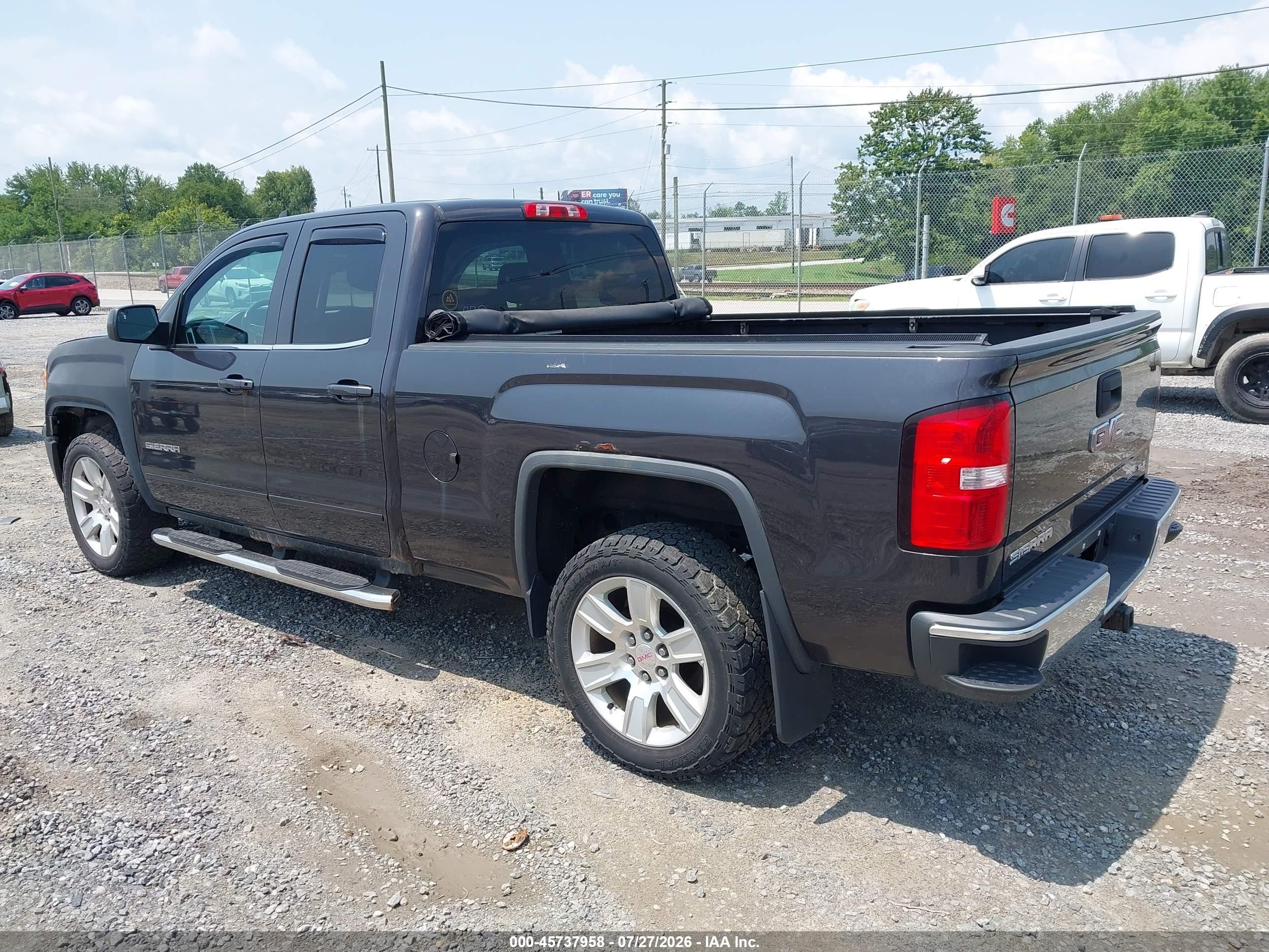 2015 Gmc Sierra 1500 Sle Black vin: 1GTV2UEC6FZ442330