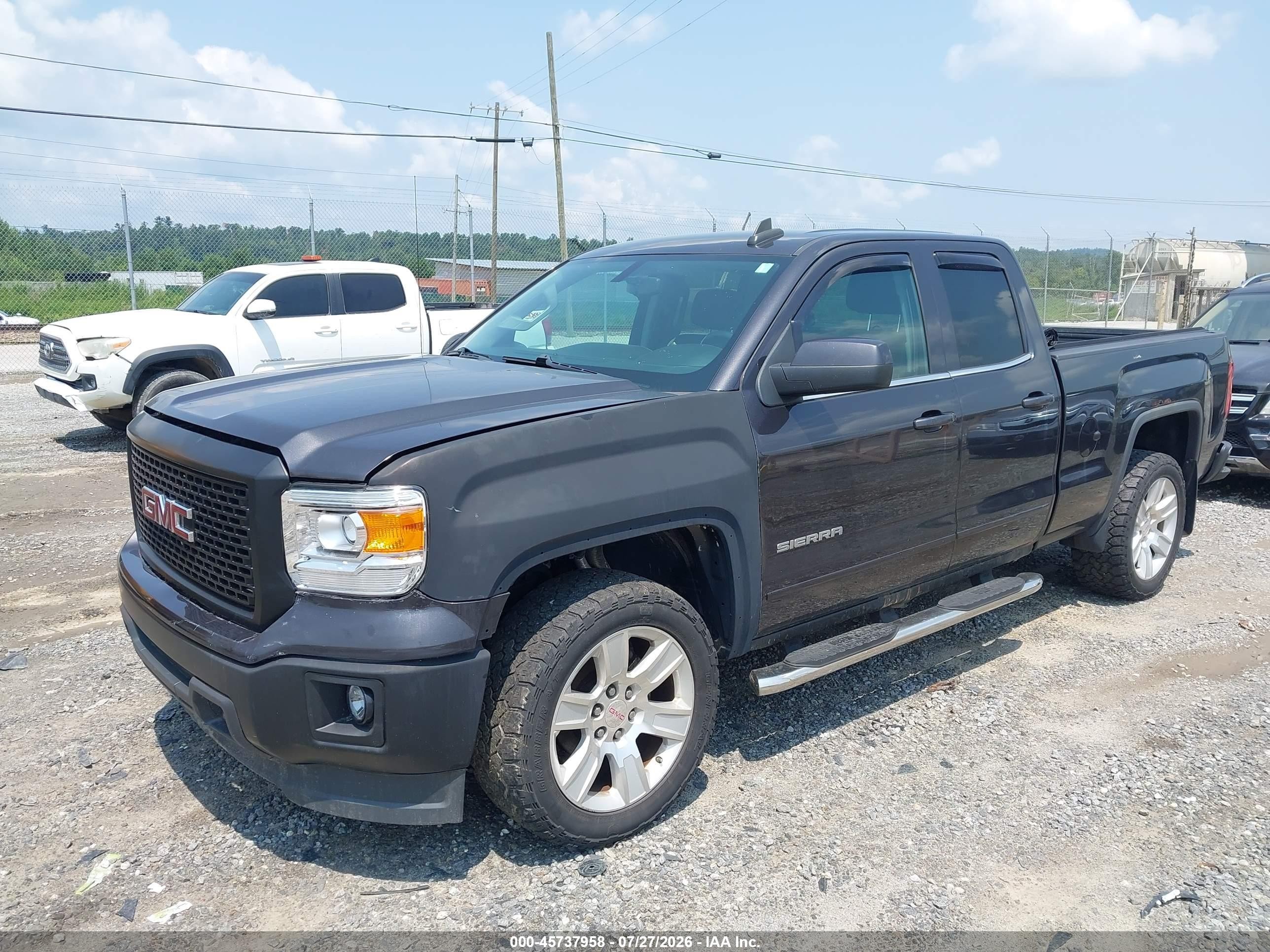 2015 Gmc Sierra 1500 Sle Black vin: 1GTV2UEC6FZ442330