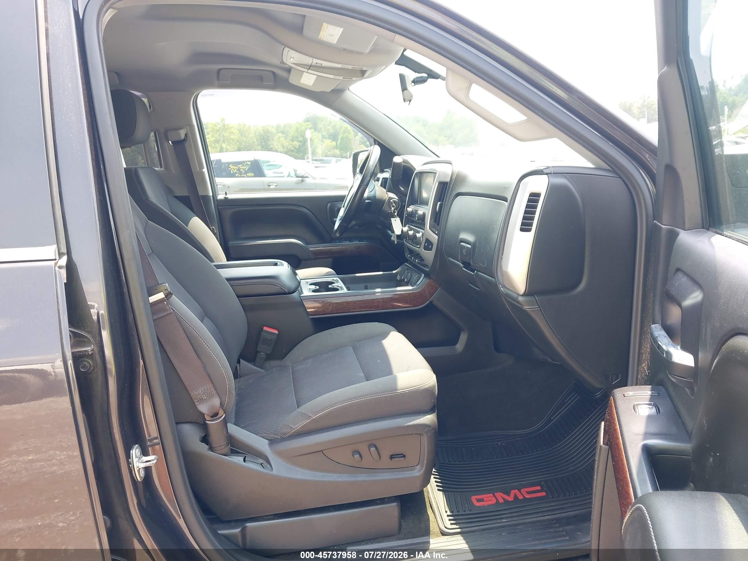 2015 Gmc Sierra 1500 Sle Black vin: 1GTV2UEC6FZ442330
