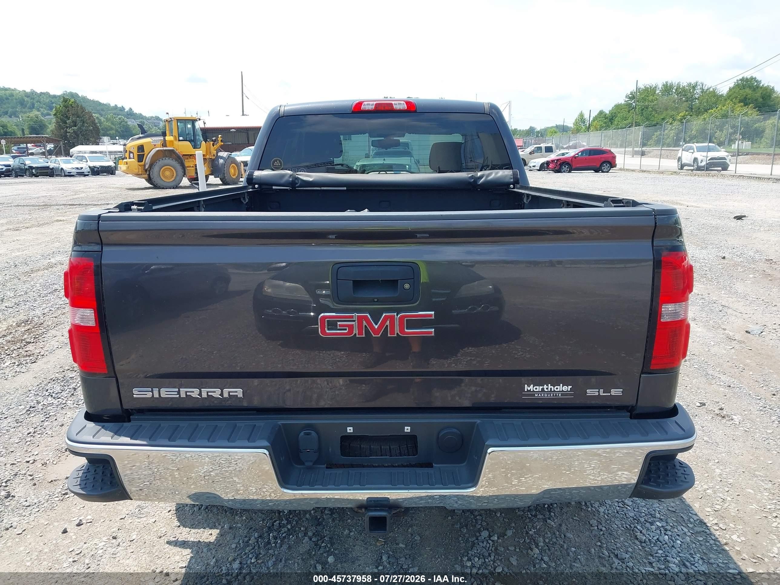 2015 Gmc Sierra 1500 Sle Black vin: 1GTV2UEC6FZ442330
