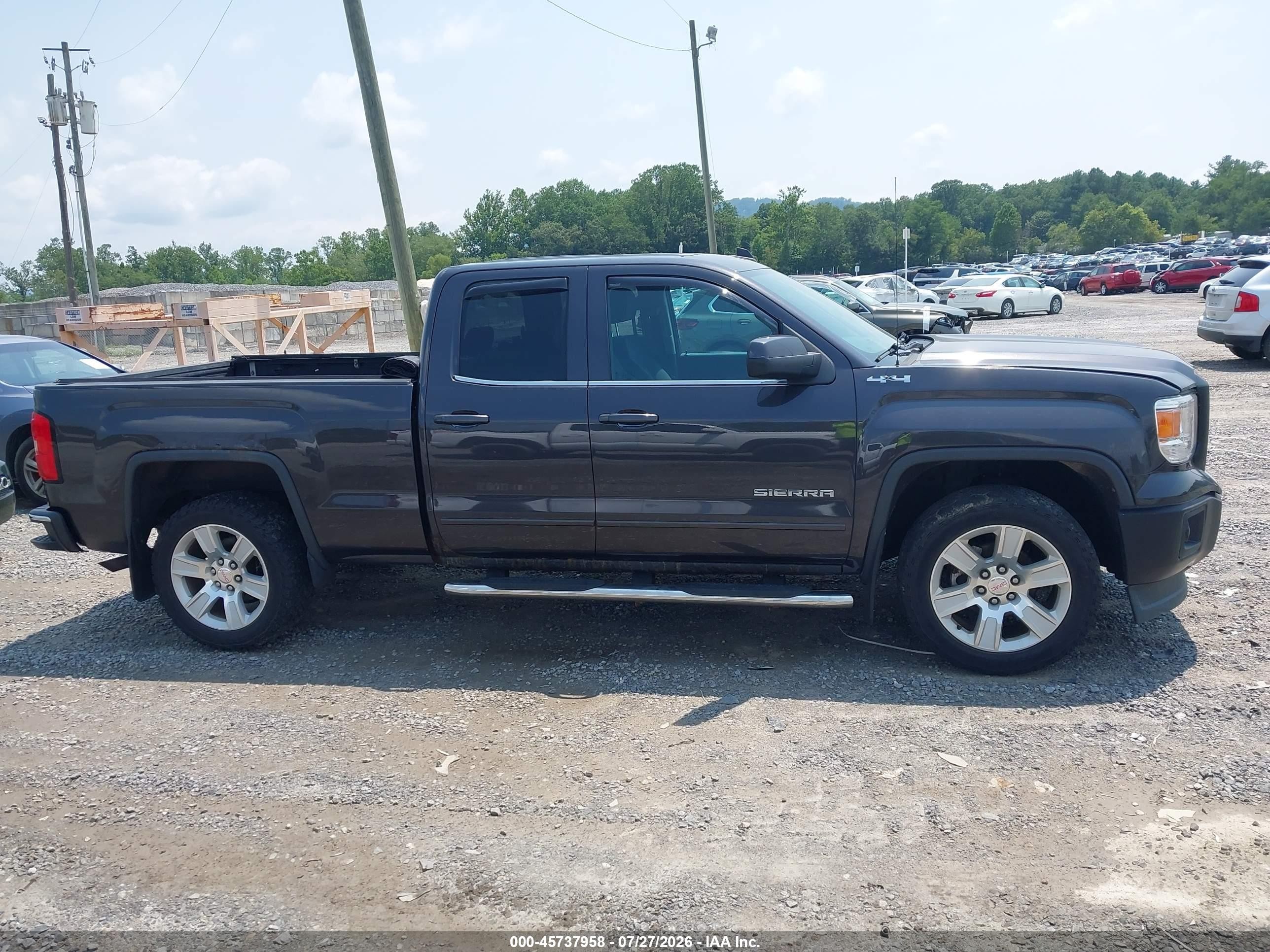 2015 Gmc Sierra 1500 Sle Black vin: 1GTV2UEC6FZ442330