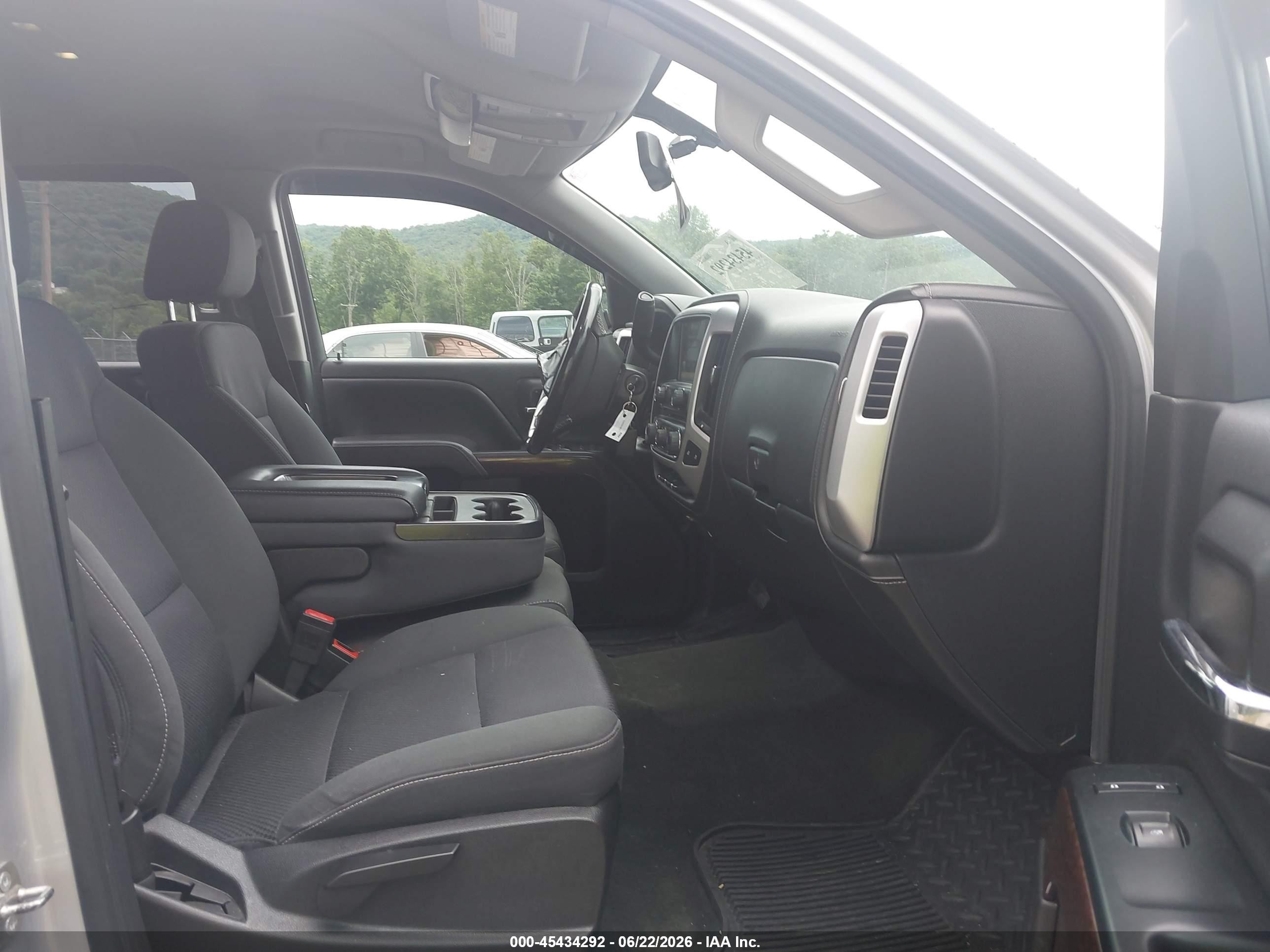 2015 Gmc Sierra 1500 Sle Silver vin: 1GTV2UEC6FZ444420