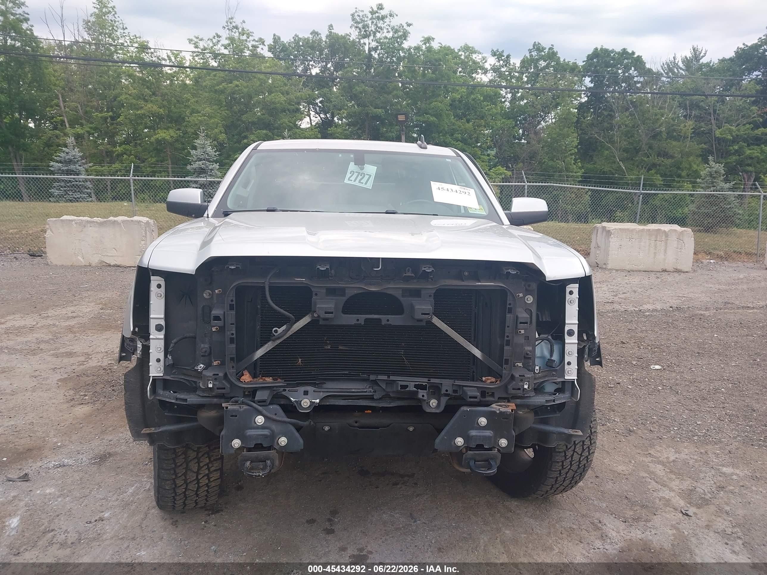 2015 Gmc Sierra 1500 Sle Silver vin: 1GTV2UEC6FZ444420