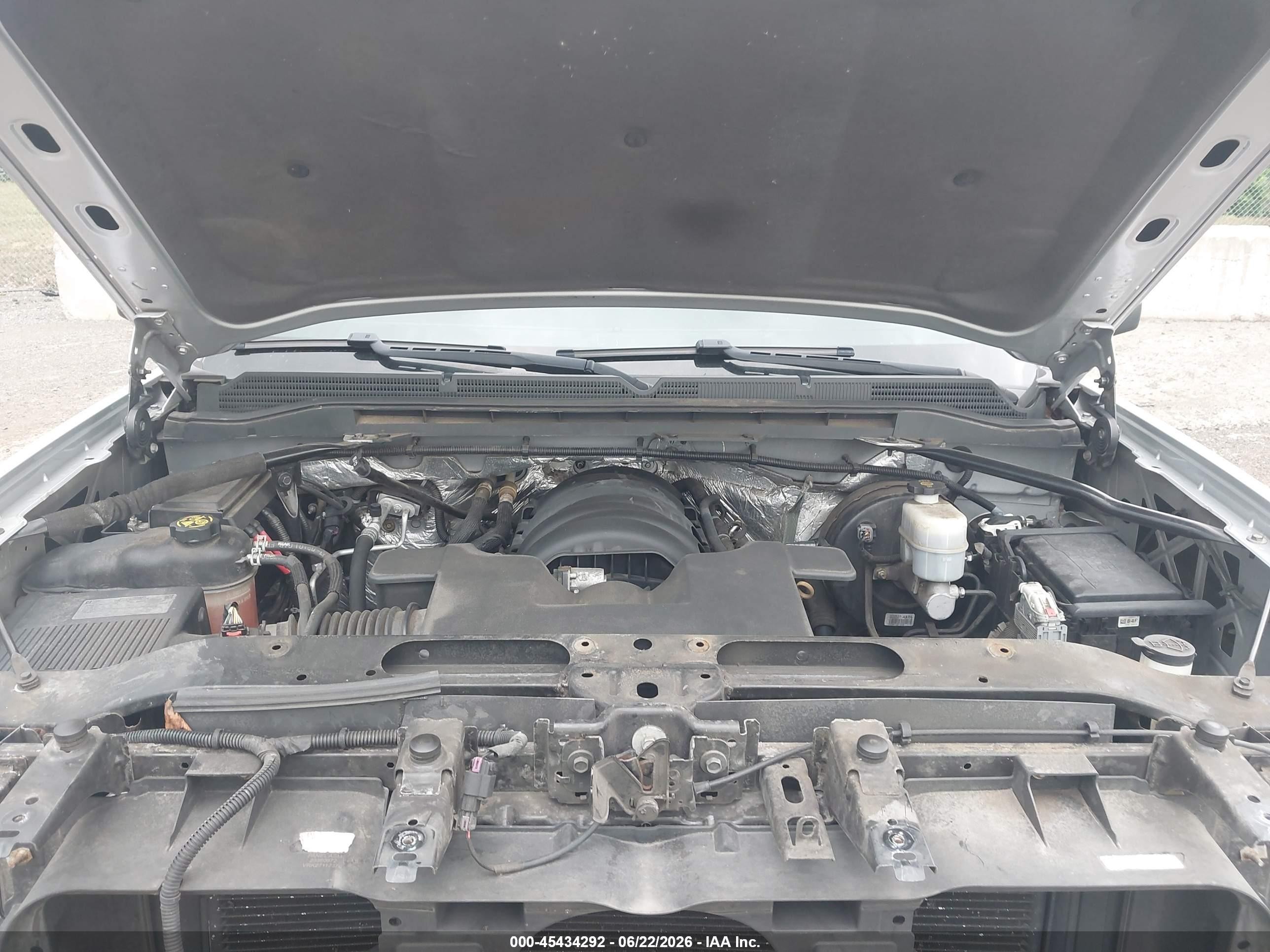2015 Gmc Sierra 1500 Sle Silver vin: 1GTV2UEC6FZ444420