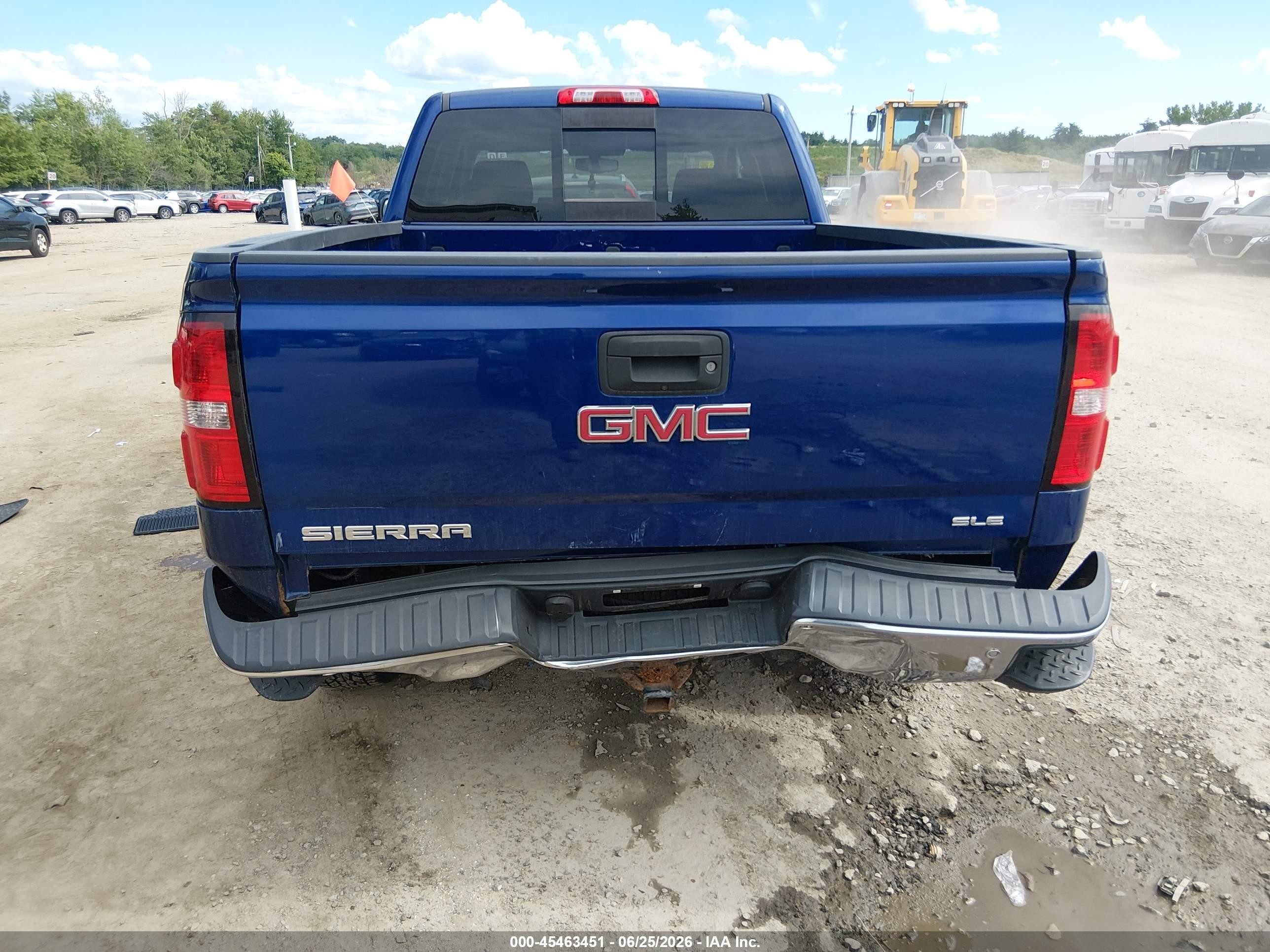 2014 Gmc Sierra 1500 Sle Blue vin: 1GTV2UEC7EZ148885