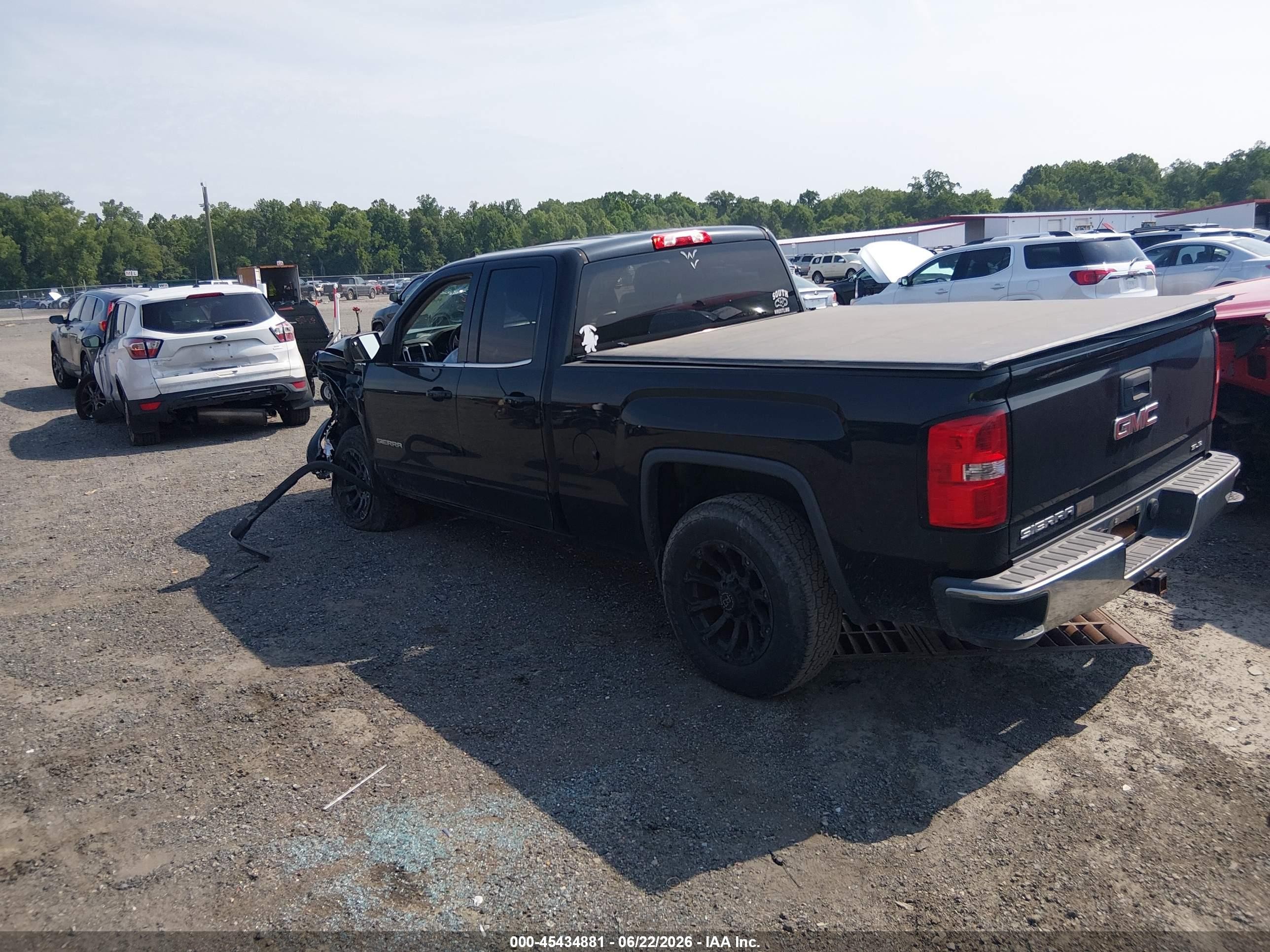 2014 Gmc Sierra 1500 Sle Black vin: 1GTV2UEC7EZ238988