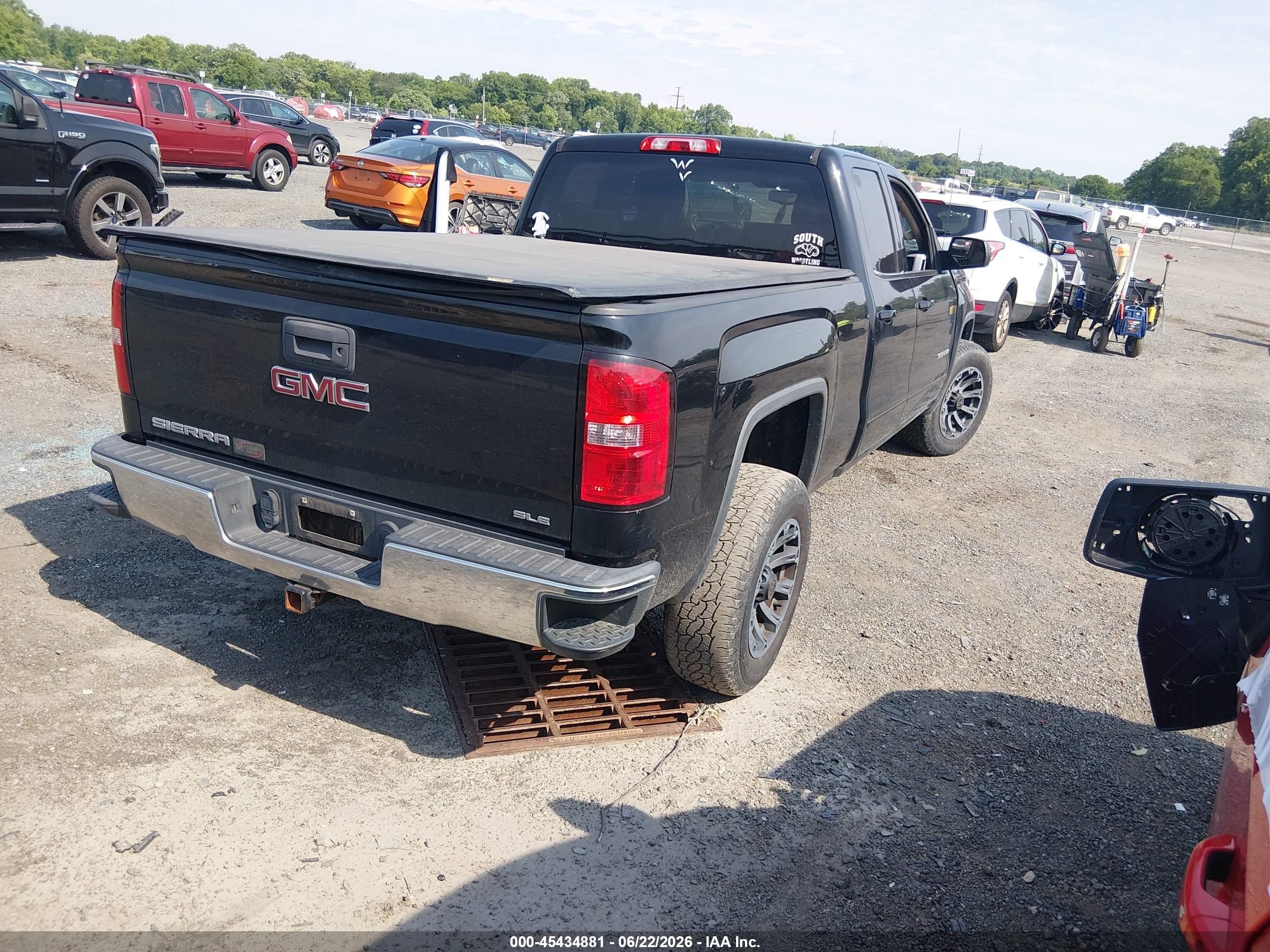 2014 Gmc Sierra 1500 Sle Black vin: 1GTV2UEC7EZ238988