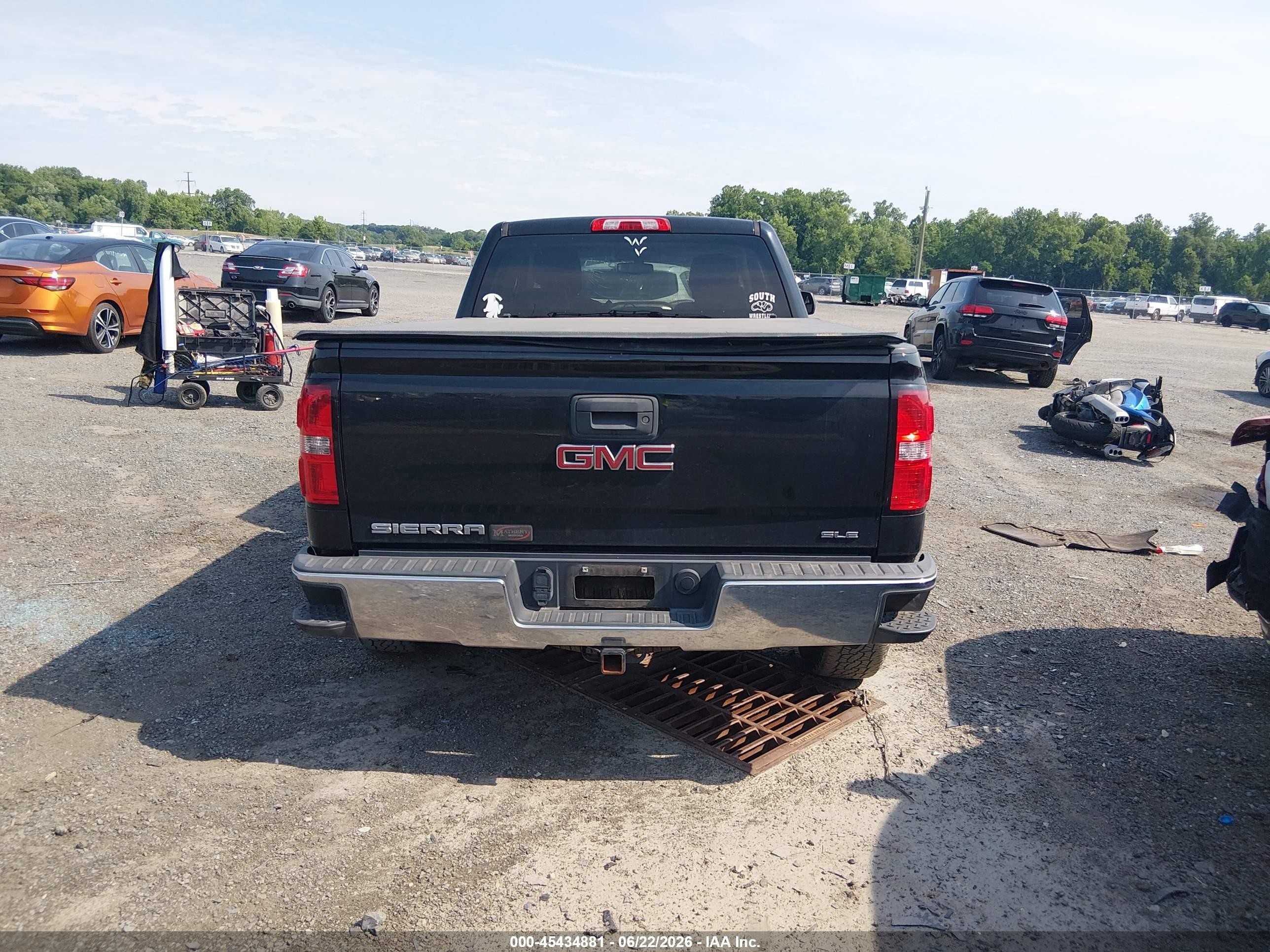 2014 Gmc Sierra 1500 Sle Black vin: 1GTV2UEC7EZ238988