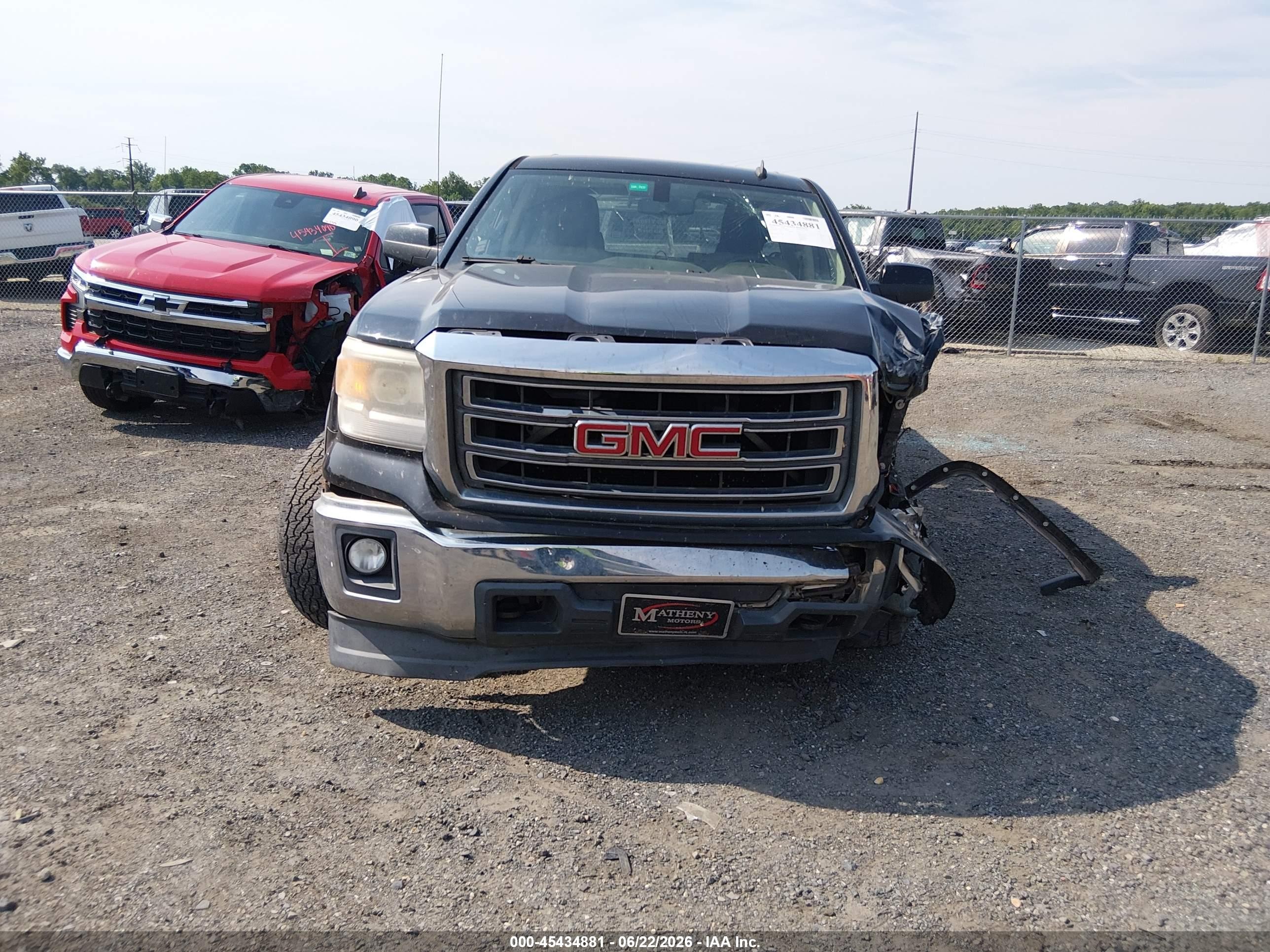 2014 Gmc Sierra 1500 Sle Black vin: 1GTV2UEC7EZ238988