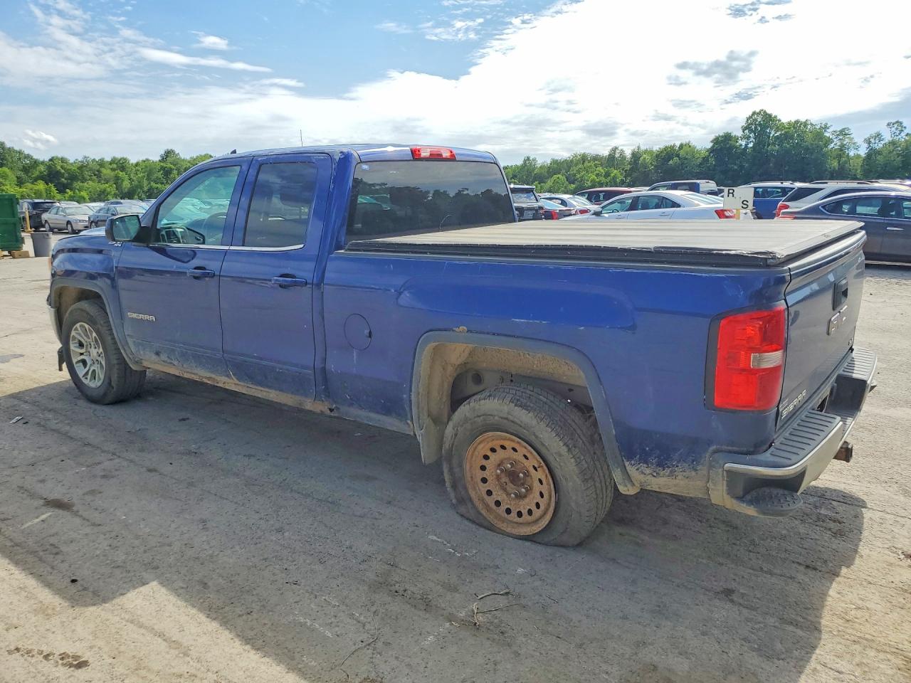 2014 Gmc Sierra K1500 Sle Blue vin: 1GTV2UEC7EZ318758