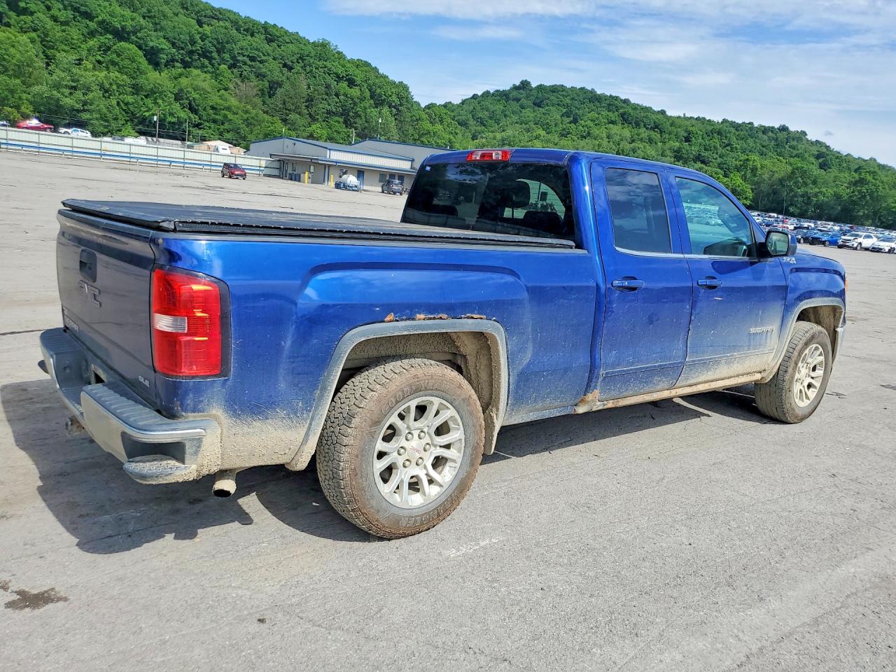 2014 Gmc Sierra K1500 Sle Blue vin: 1GTV2UEC7EZ318758