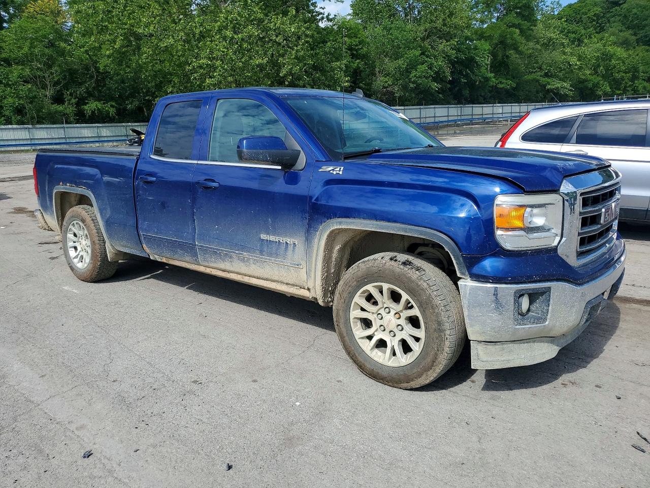 2014 Gmc Sierra K1500 Sle Blue vin: 1GTV2UEC7EZ318758